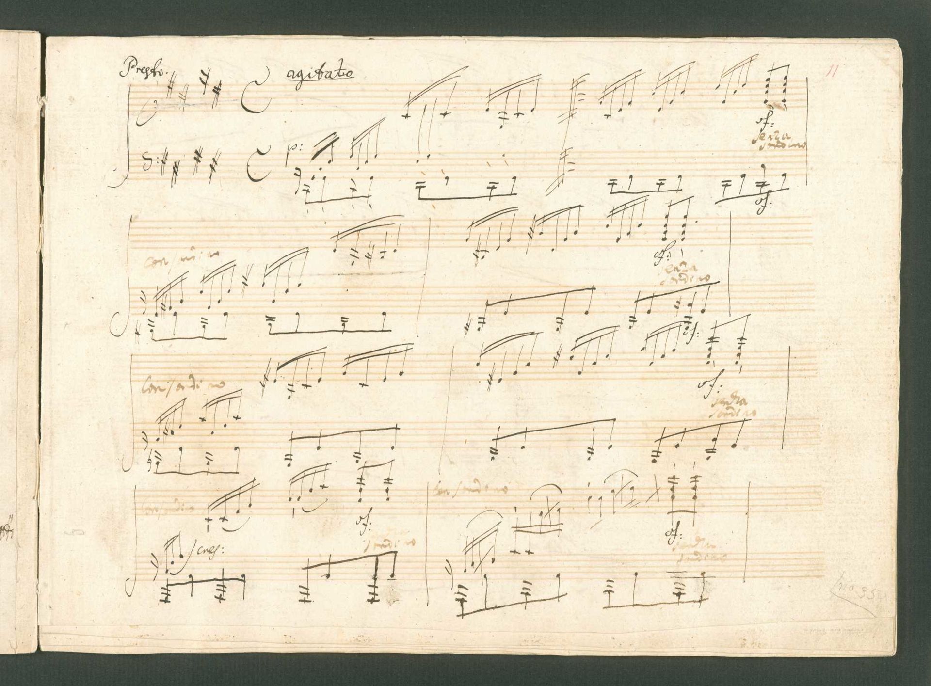 Klaviersonate op. 27 Nr. 2 (Mondschein-Sonate), Autograph