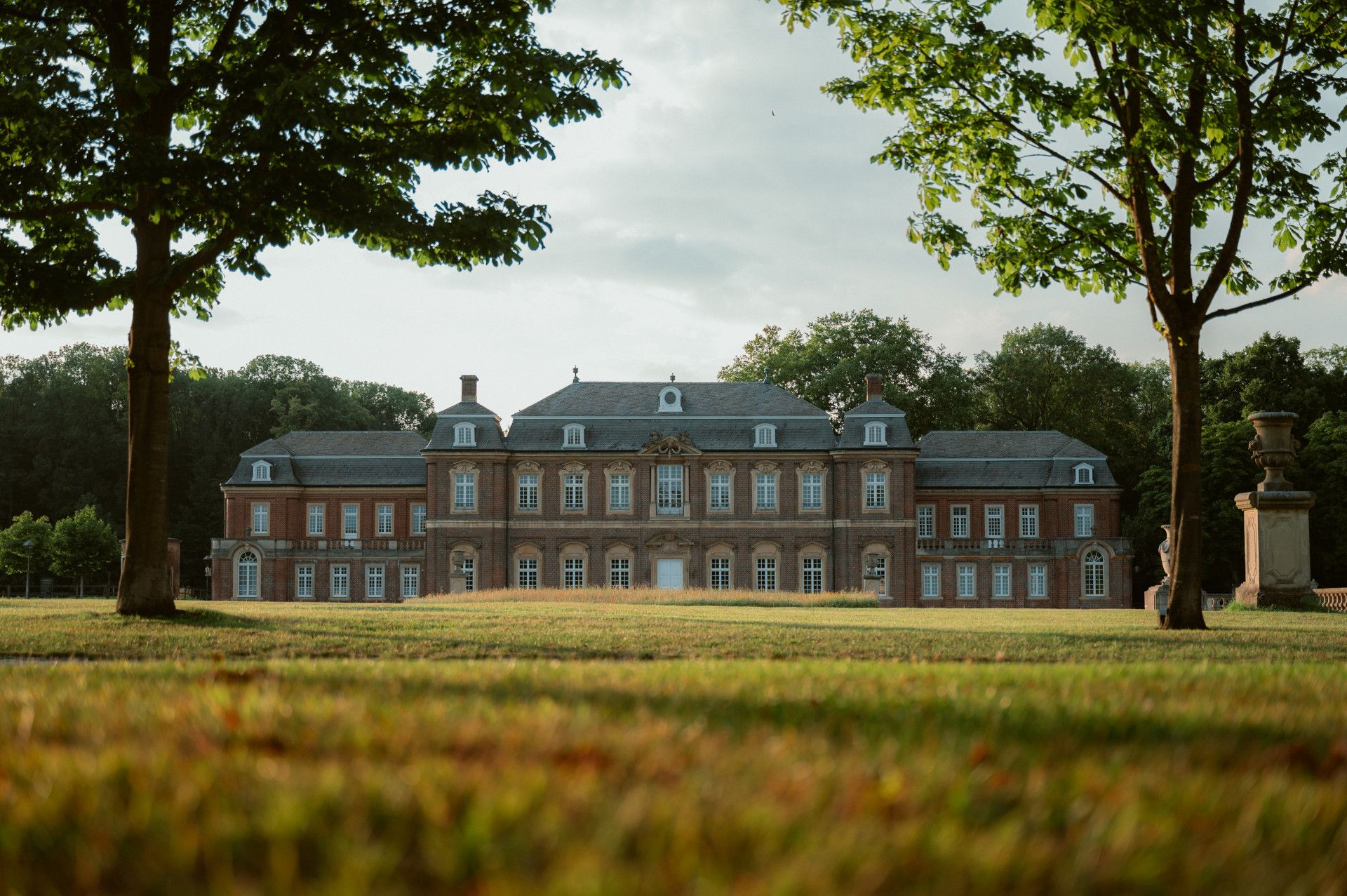 Blick vom Schlosspark auf das Schloss Nordkirchen