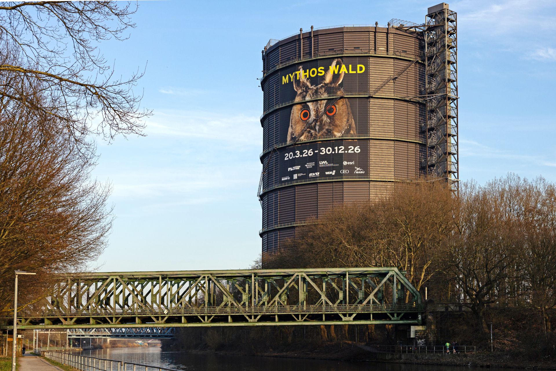 Die Ausstellung Mythos Wald können Gäste vom 20. März bis 30. Dezember 2026 im Gasometer Oberhausen erleben