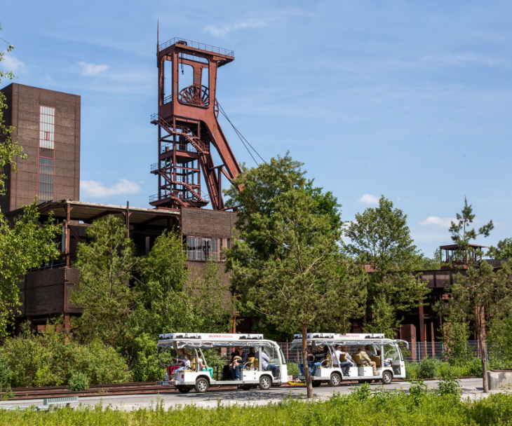 Führungen auf dem Gelände Zeche Zollverein, © Jochen Tack - Stiftung Zollverein