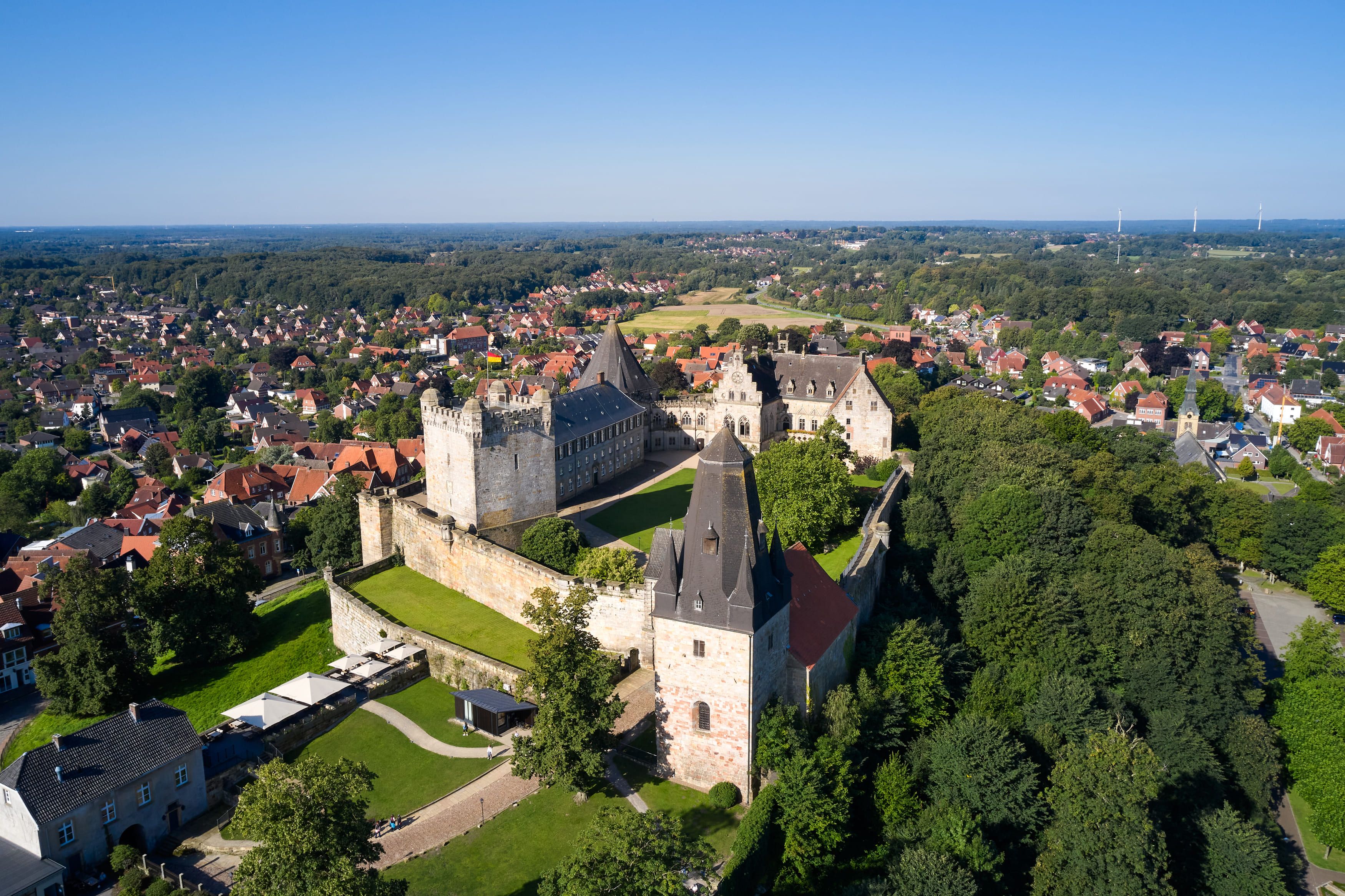 Die Burg Bentheim in Bad Bentheim können Reisende am vierten Tourentag besichtigen.