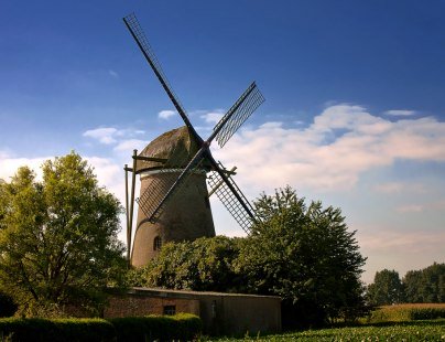 An der Niederrheinroute gibt es zahlreiche Windmühlen, © Pixabay