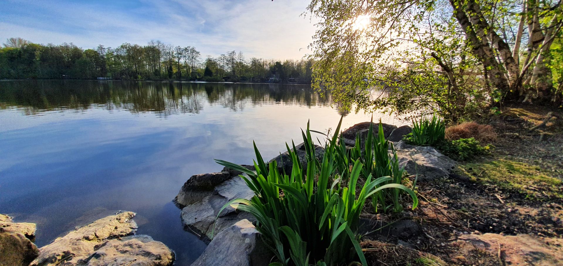 Der Hariksee am Niederrhein, zwischen Schwalmtal und Niederkrüchten gelegen, ist ein Naherholungsgebiet der Region mittlerer Niederrhein