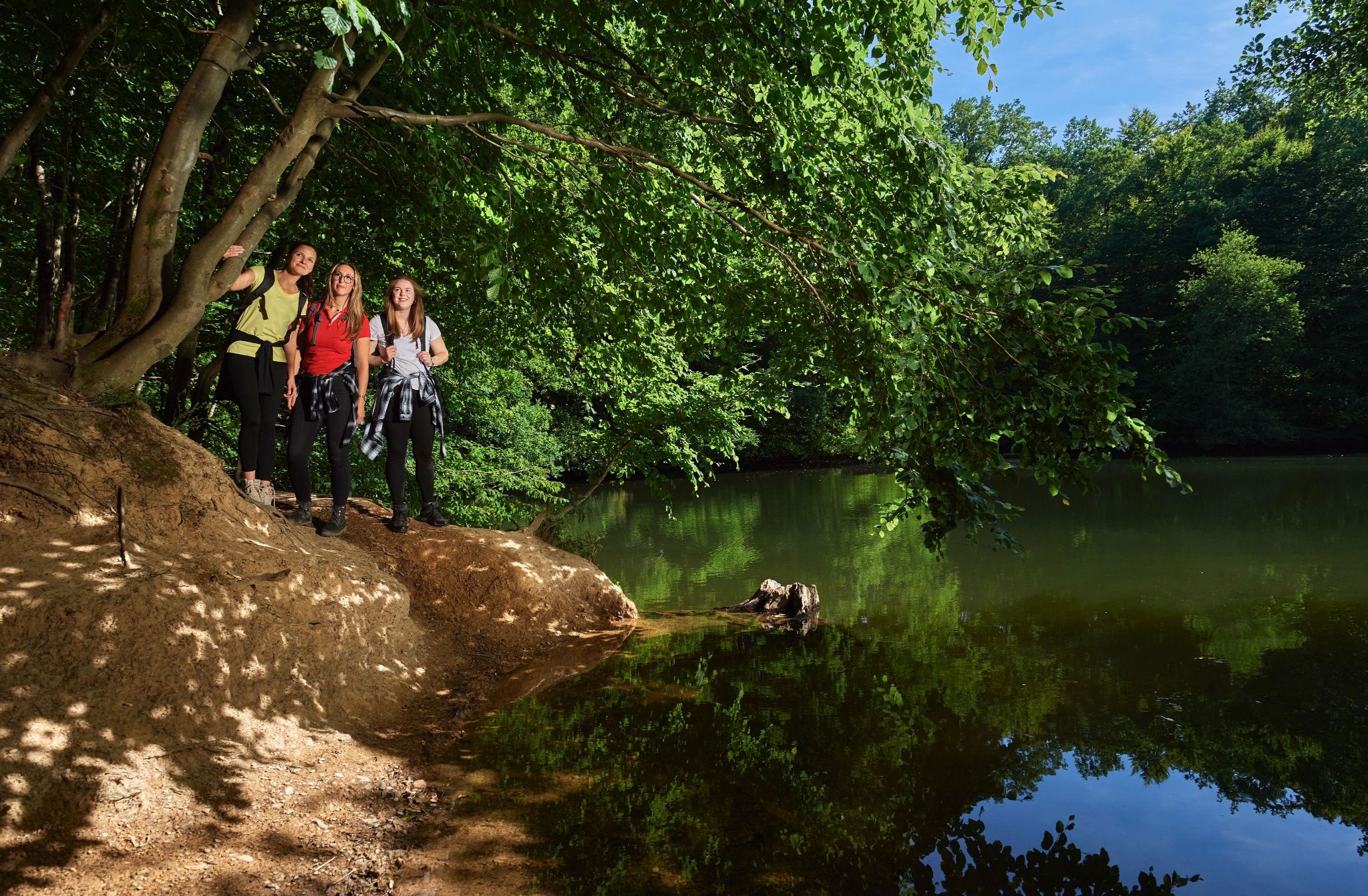 Wandern am Loher Weiher