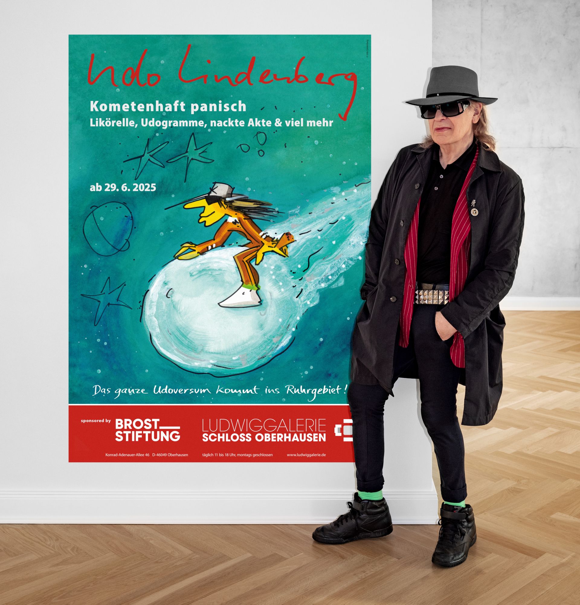 Die Ludwiggalerie Schloss Oberhausen widmet dem Musiker und Künstler Udo Lindenberg eine eigene Ausstellung