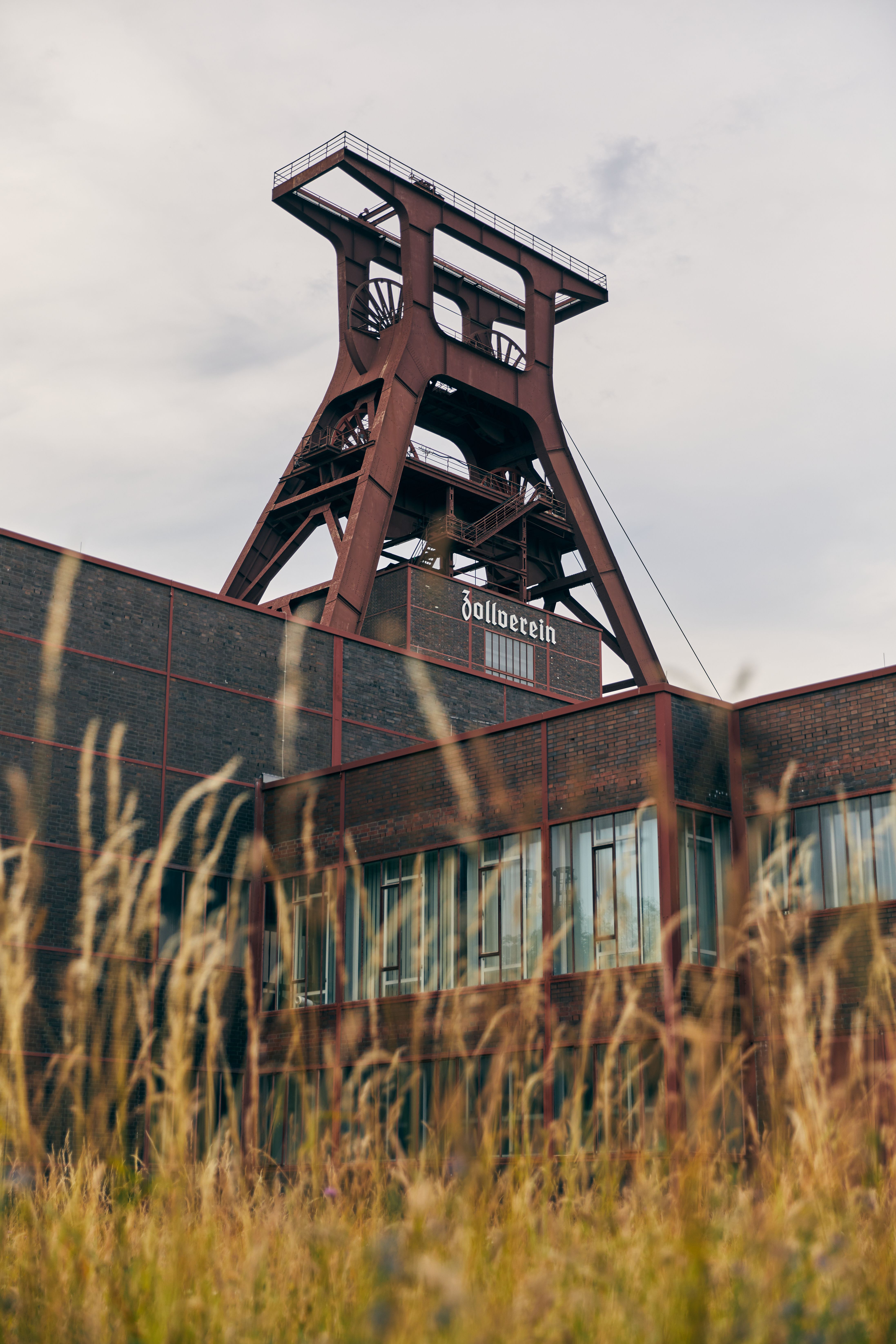 Blick auf UNESCO-Welterbe Zollverein in Essen im Ruhrgebiet