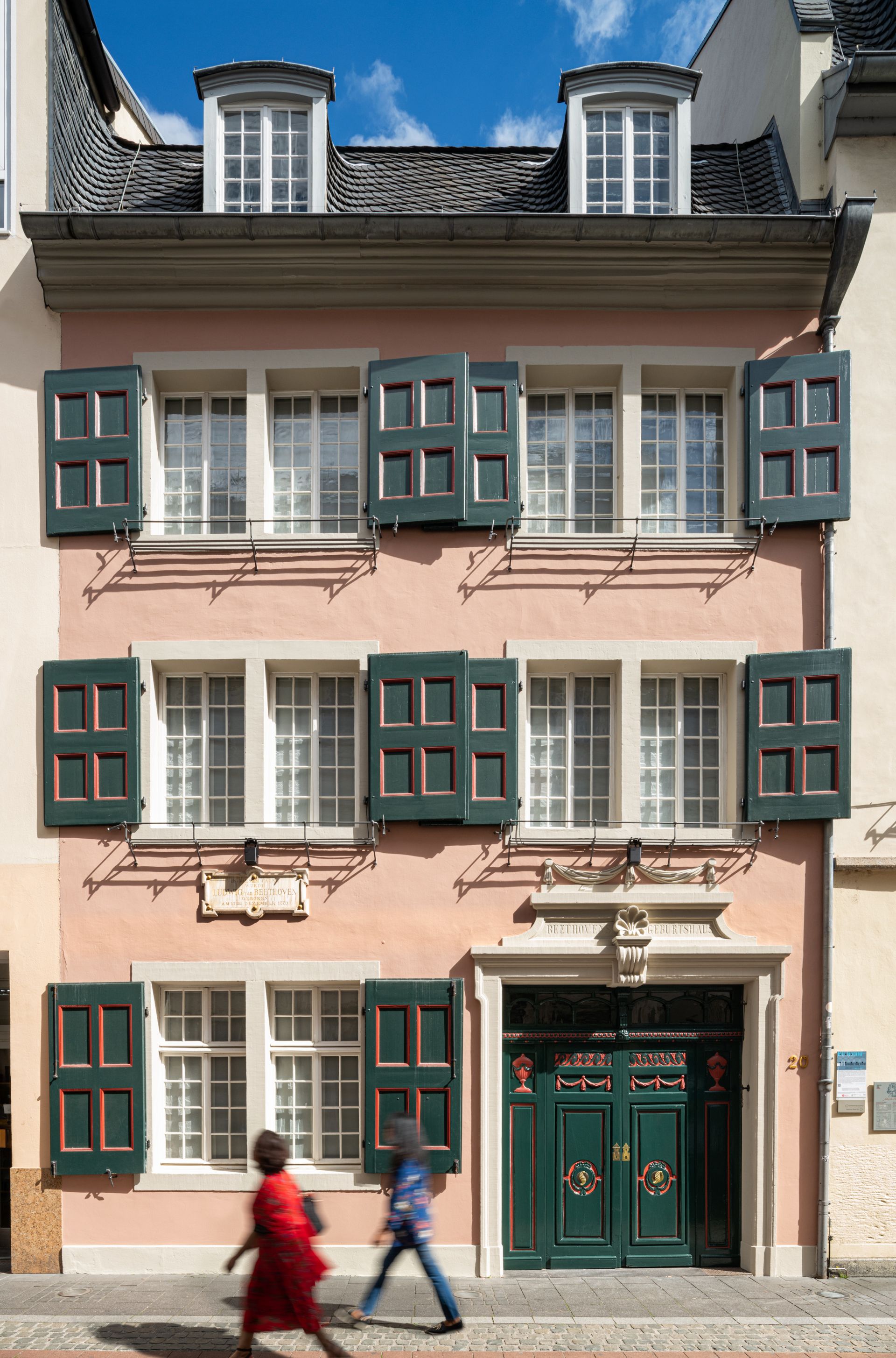 Fassade des Vorderhauses, Beethoven-Haus Bonn