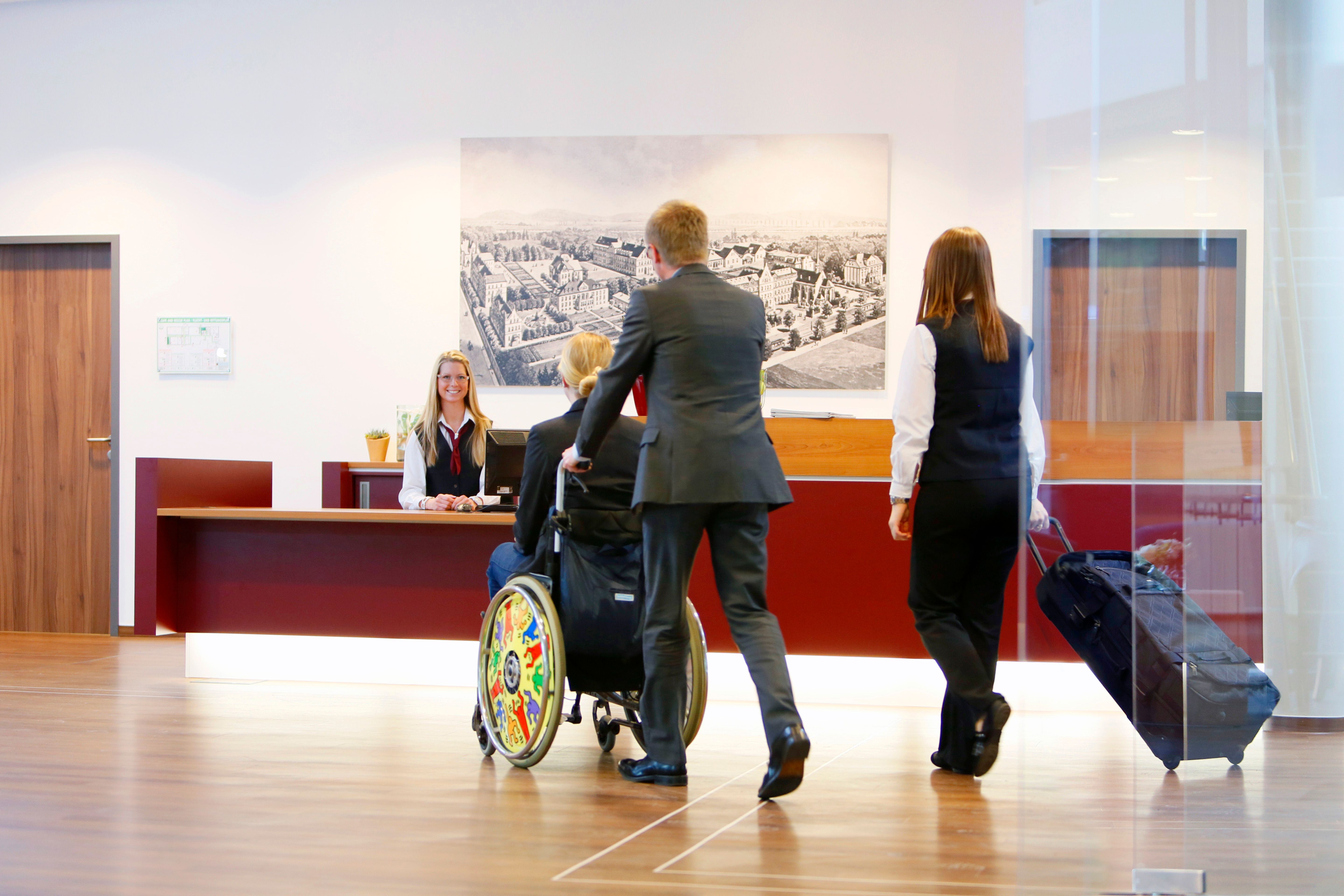 Rezeption barrierefrei