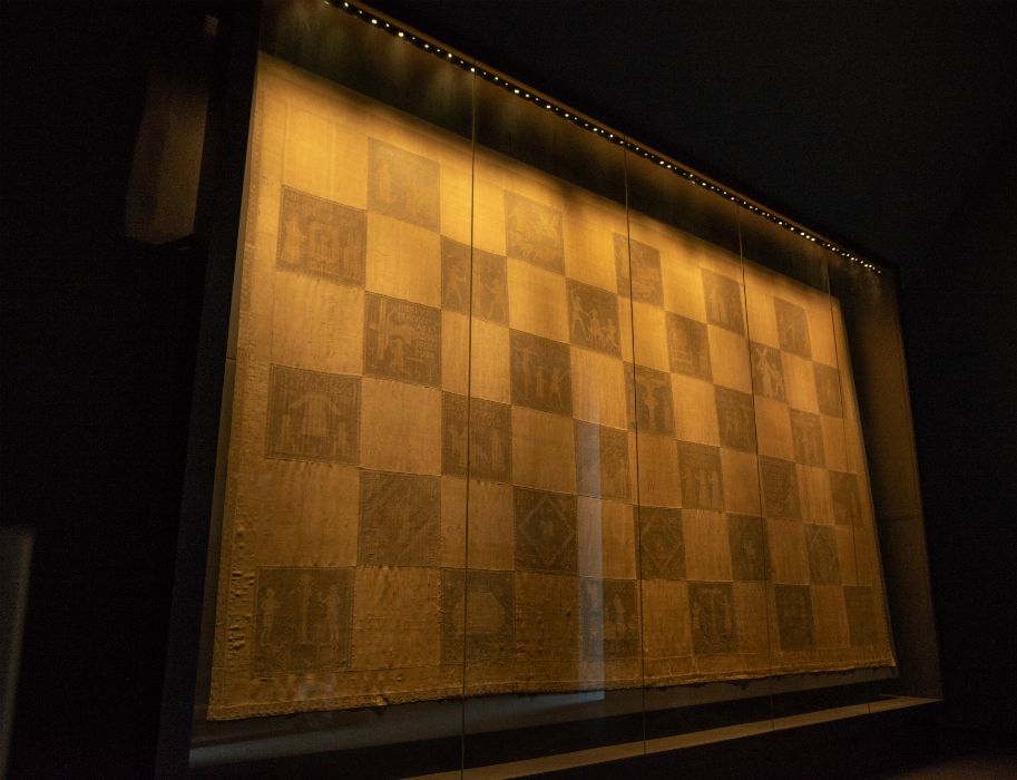 Das Telgter Hungertuch ist aus dem Jahr 1623, es wurde ursprünglich immer zur Fastenzeit aufgehängt