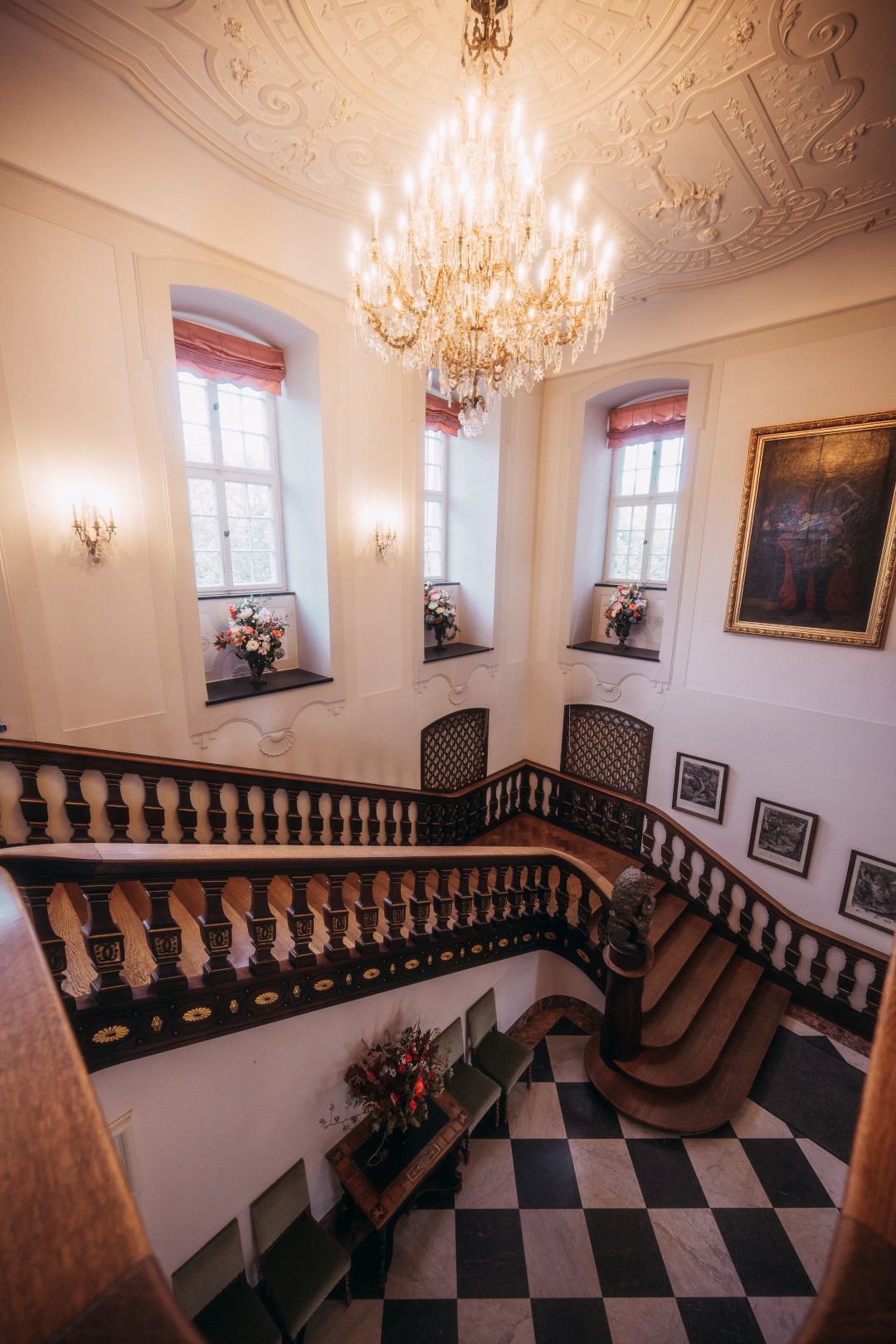Treppenhaus von Schloss Berleburg