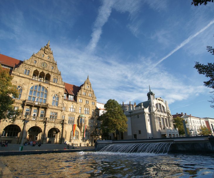Das Rathaus in Bielefeld, © Bielefeld Marketing GmbH