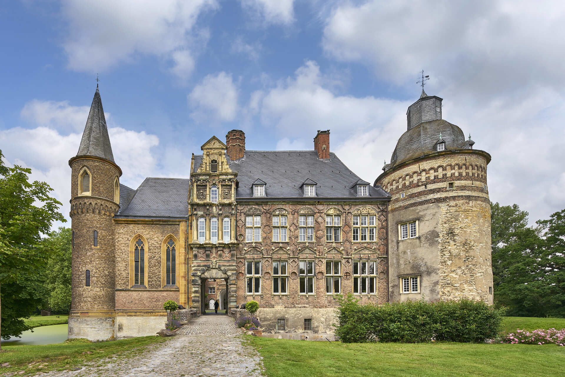 Haus Assen ist eines der schmuckvollsten Schlösser der Lipperenaissance