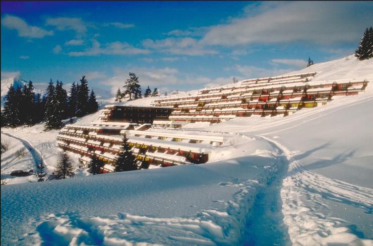 Charlotte Perriand, ARC 1600, Südhang, Entwurf 1968, Les Arcs, Frankreich
