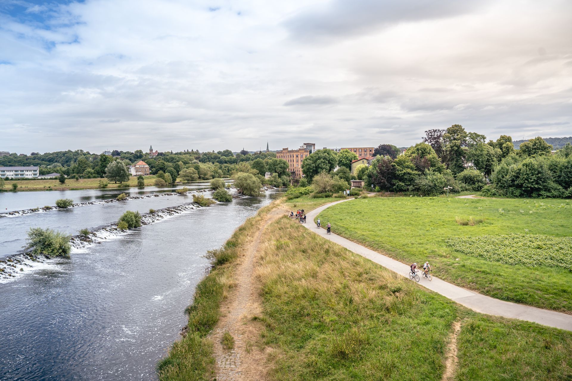 Dennis Stratmann, Ruhr Tourismus GmbH, Ruhrkaskade am Ruhrtalradweg in Hattingen
