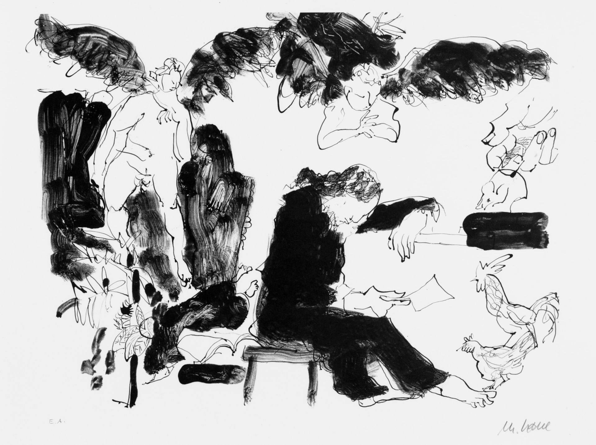 Armin Mueller-Stahl, Die Melancholie des Faust, aus: Urfaust (Mappenwerk), 2003