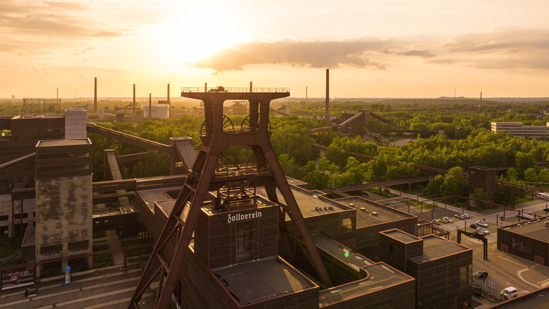 Die Zeche Zollverein in Essen