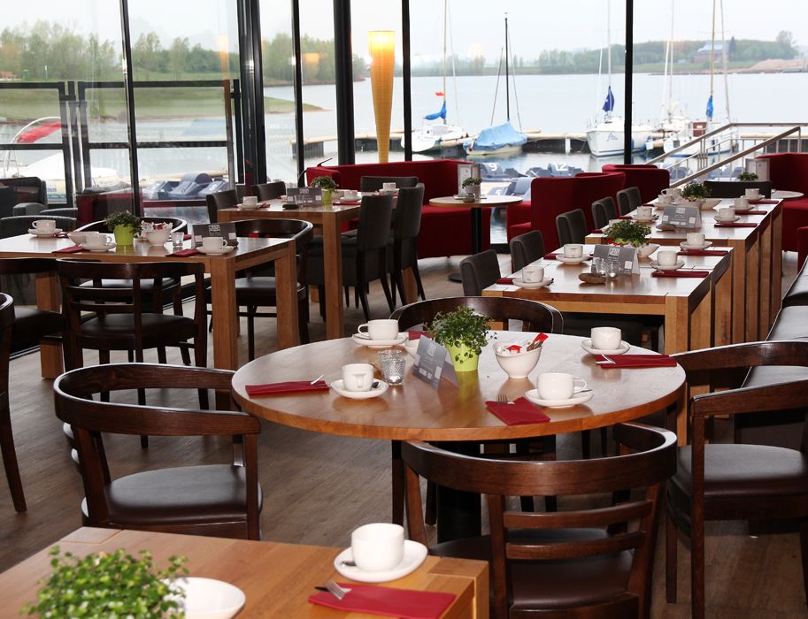 Blick auf den Hafen Xanten