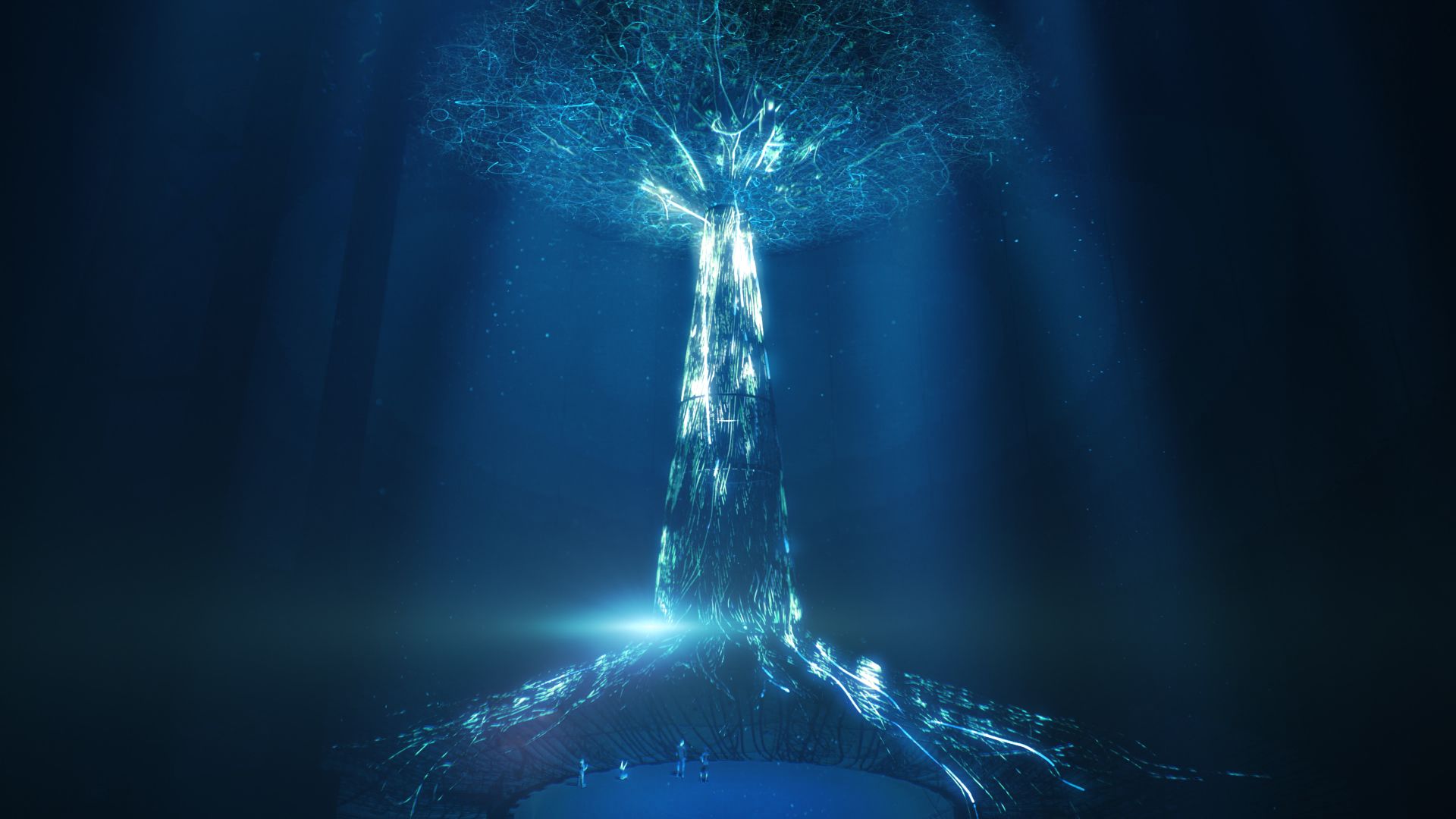 Kunstinstallation "Der Baum" von Ars Electronica Solutions