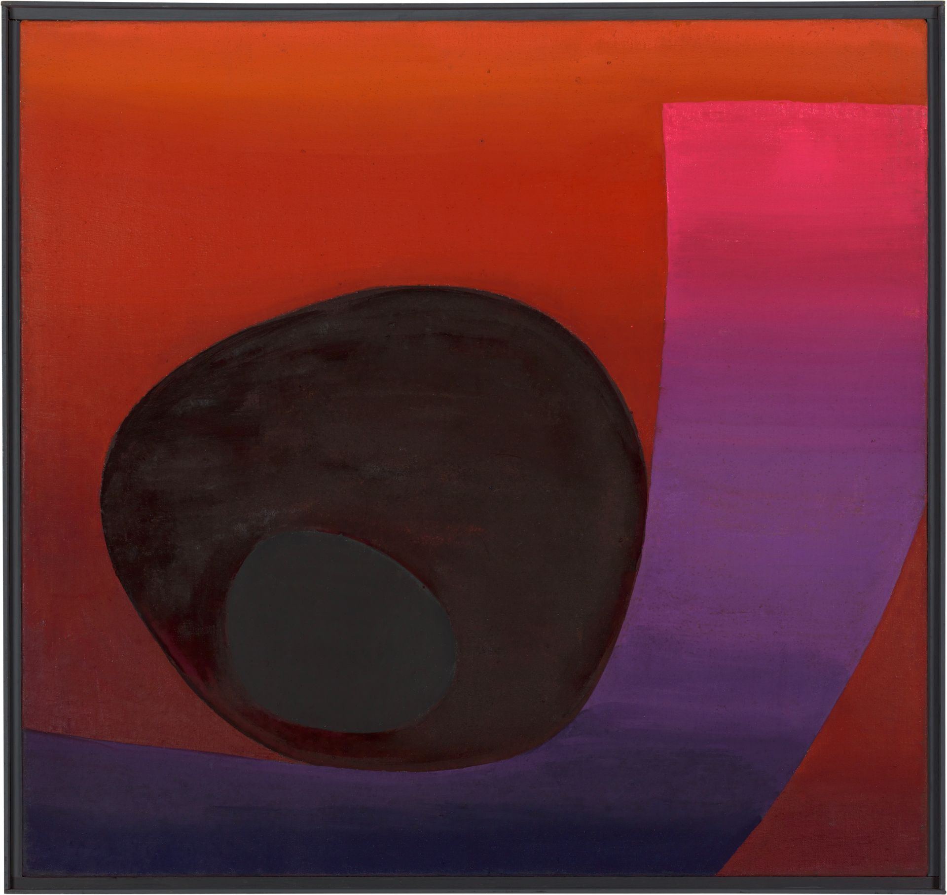 Rupprecht Geiger, Ohne Titel, 1957, Eitempera auf Leinwand / egg tempera on canvas, 112 x 115 cm, Archiv Geiger, München, Foto: Nikolaus Steglich, München (WVZ 178)