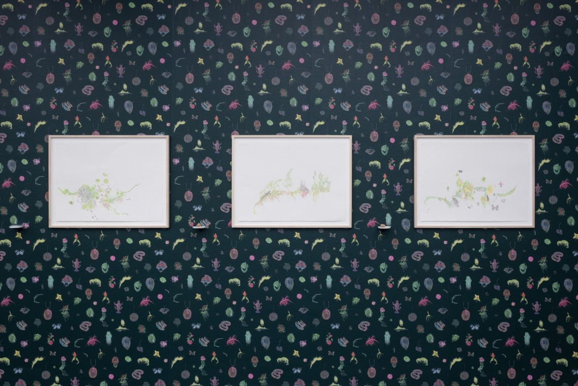 Gabriela Oberkofler, A Piece of (Wild) Life, 2024, Ausstellungsansicht Kubus. Sparda-Kunstpreis im Kunstmuseum Stuttgart, Detail; Foto: Gerald Ulmann