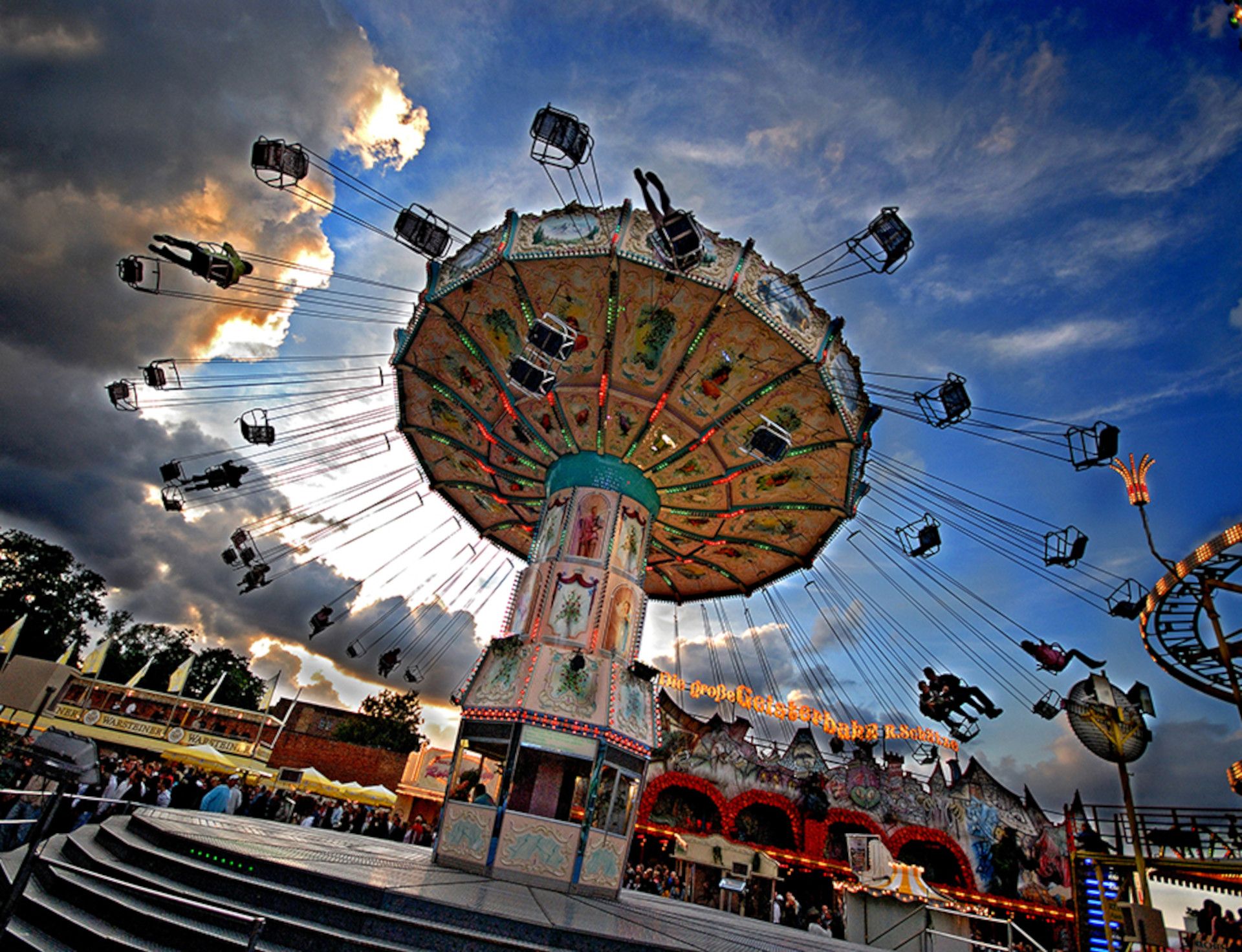 Riesenrad an der Anna Kirmes in Düren