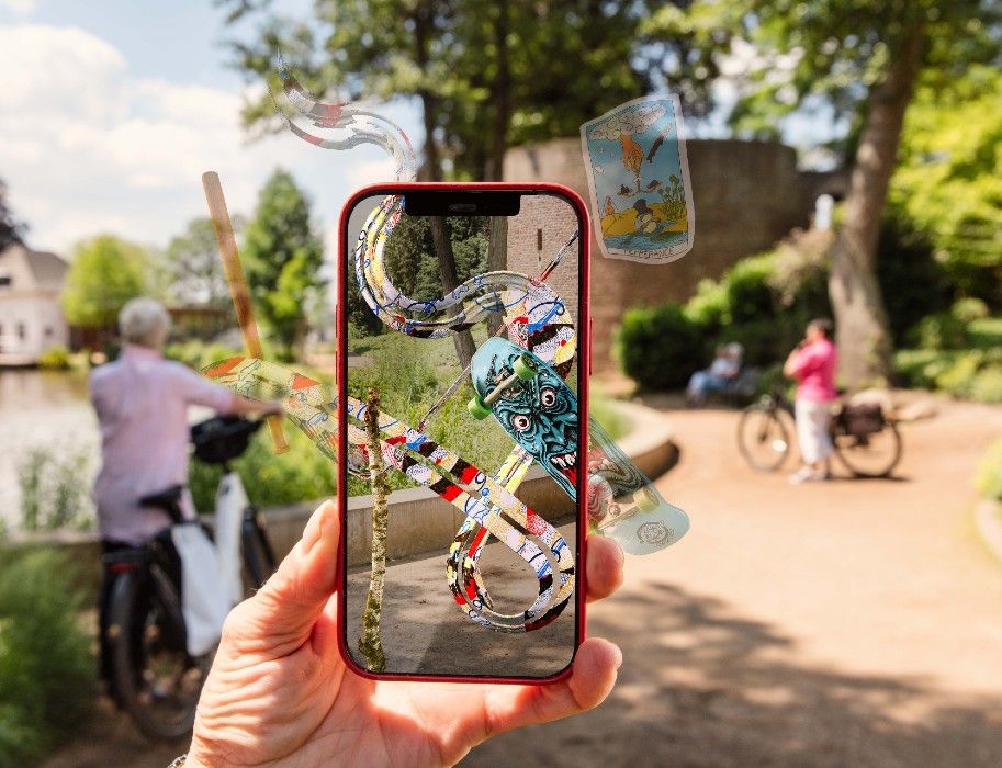 Tim Berresheims Bilderreise schließt virtuelle Kunstwerke ein, so auch in Alt Wassenberg