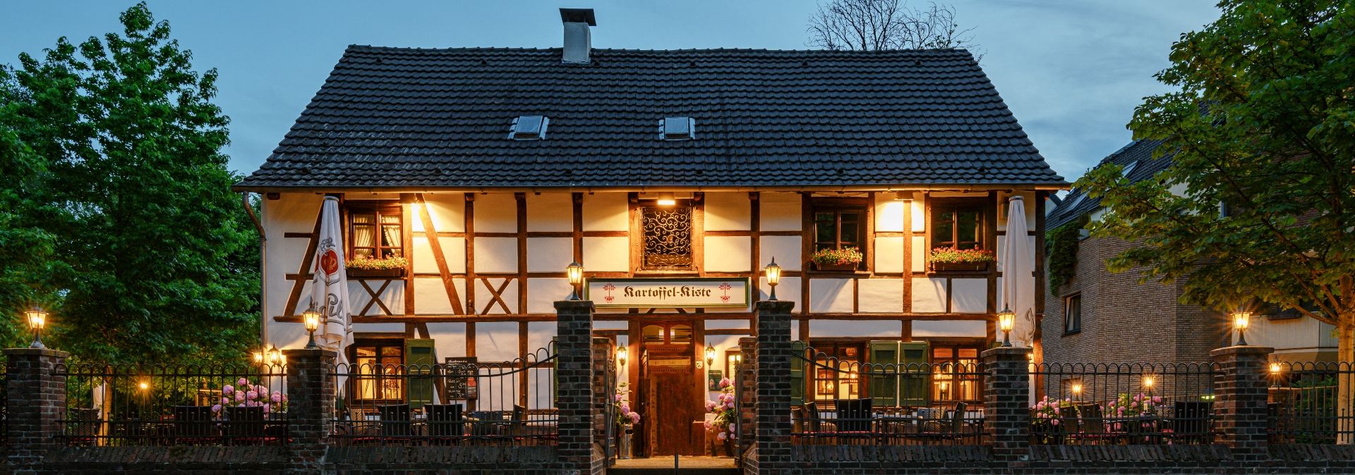 Die Kartoffel-Kiste liegt am Fuße des Kaiserbergs, ganz in der Nähe des Duisburger Zoos