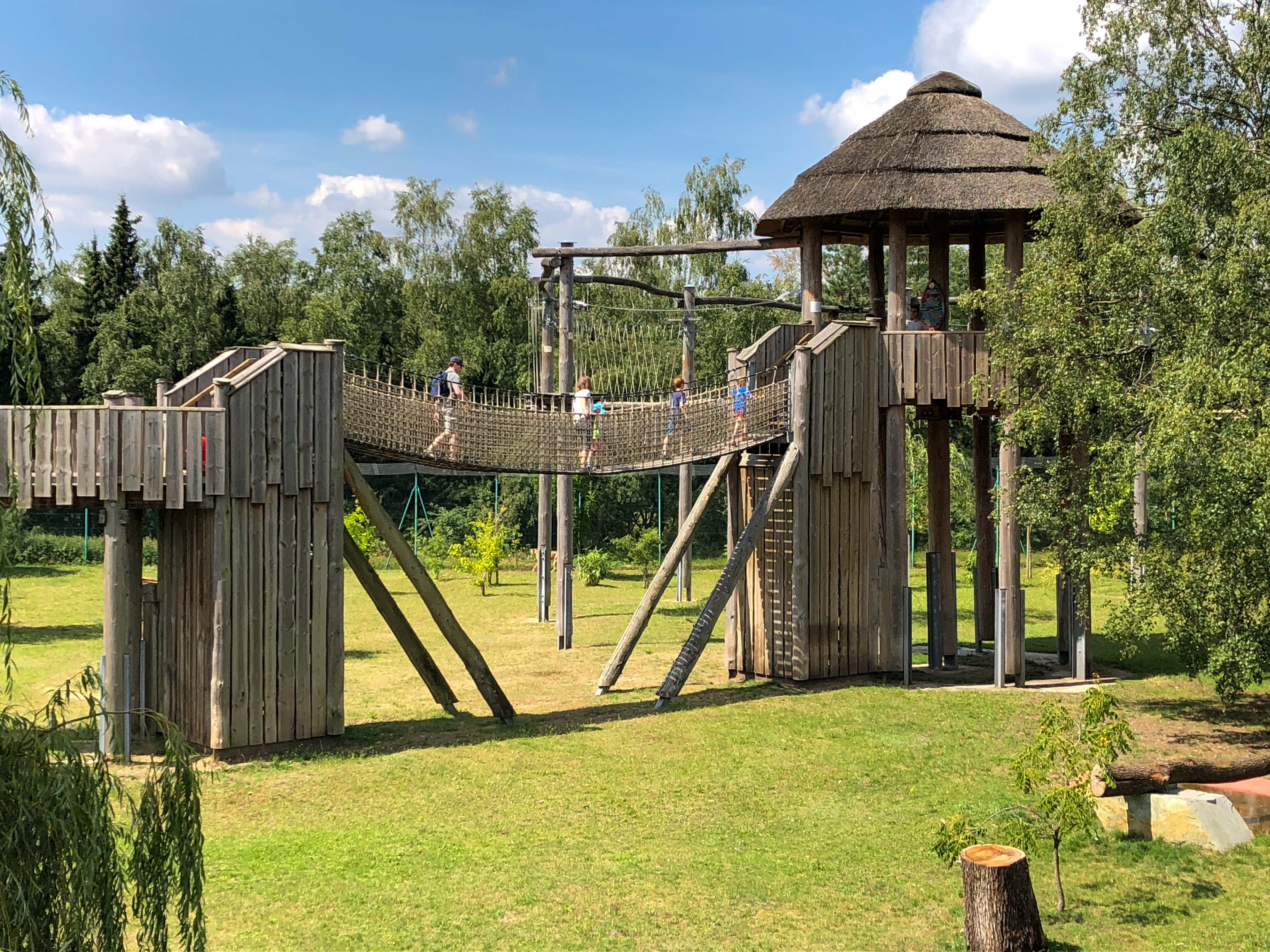 Hochseilgarten im Safariland Stukenbrock in Schloß Holte-Stukenbrock