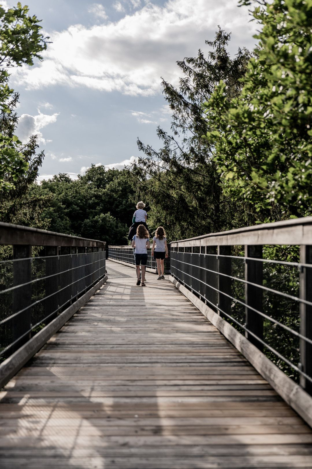 Kinder auf dem Baumwipfelpfad Panarbora