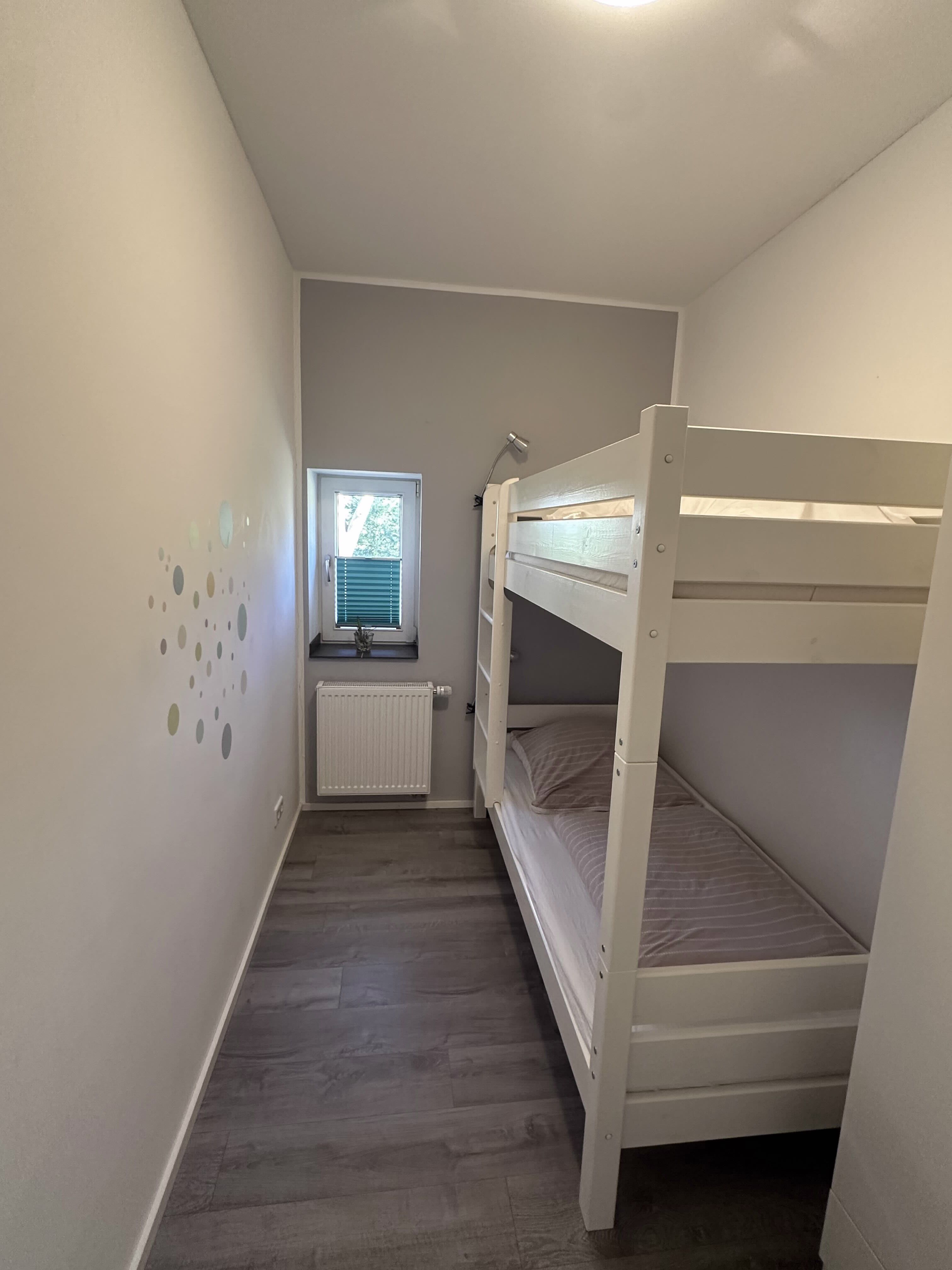 Zweites Schlafzimmer in der Ferienwohnung Kastanienallee