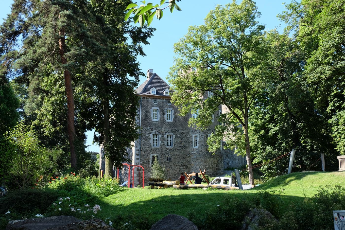 Zur Seite Frankenberger Park: Oase an der alten Burg