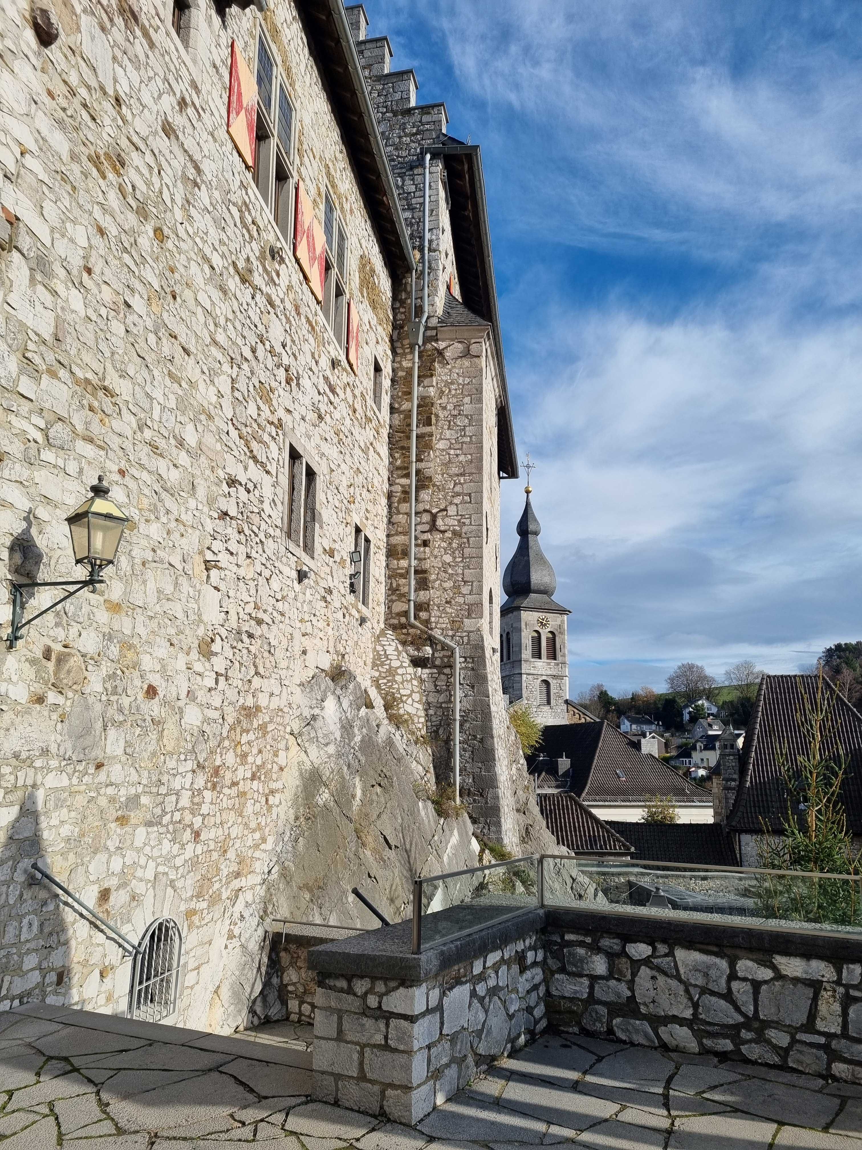 Burgmauer Burg Stolberg