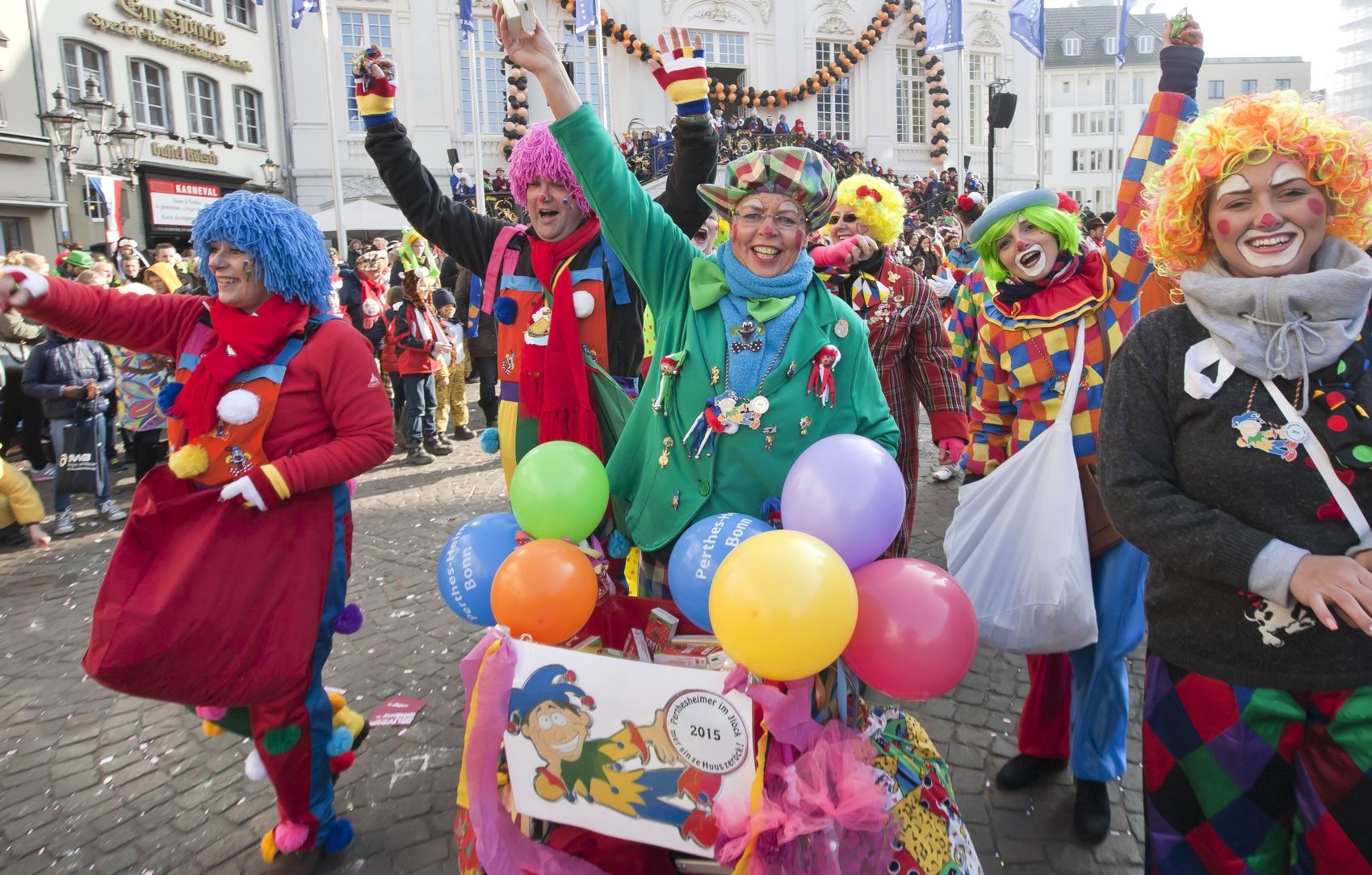 Fußgruppe am Rosenmontag in Bonn