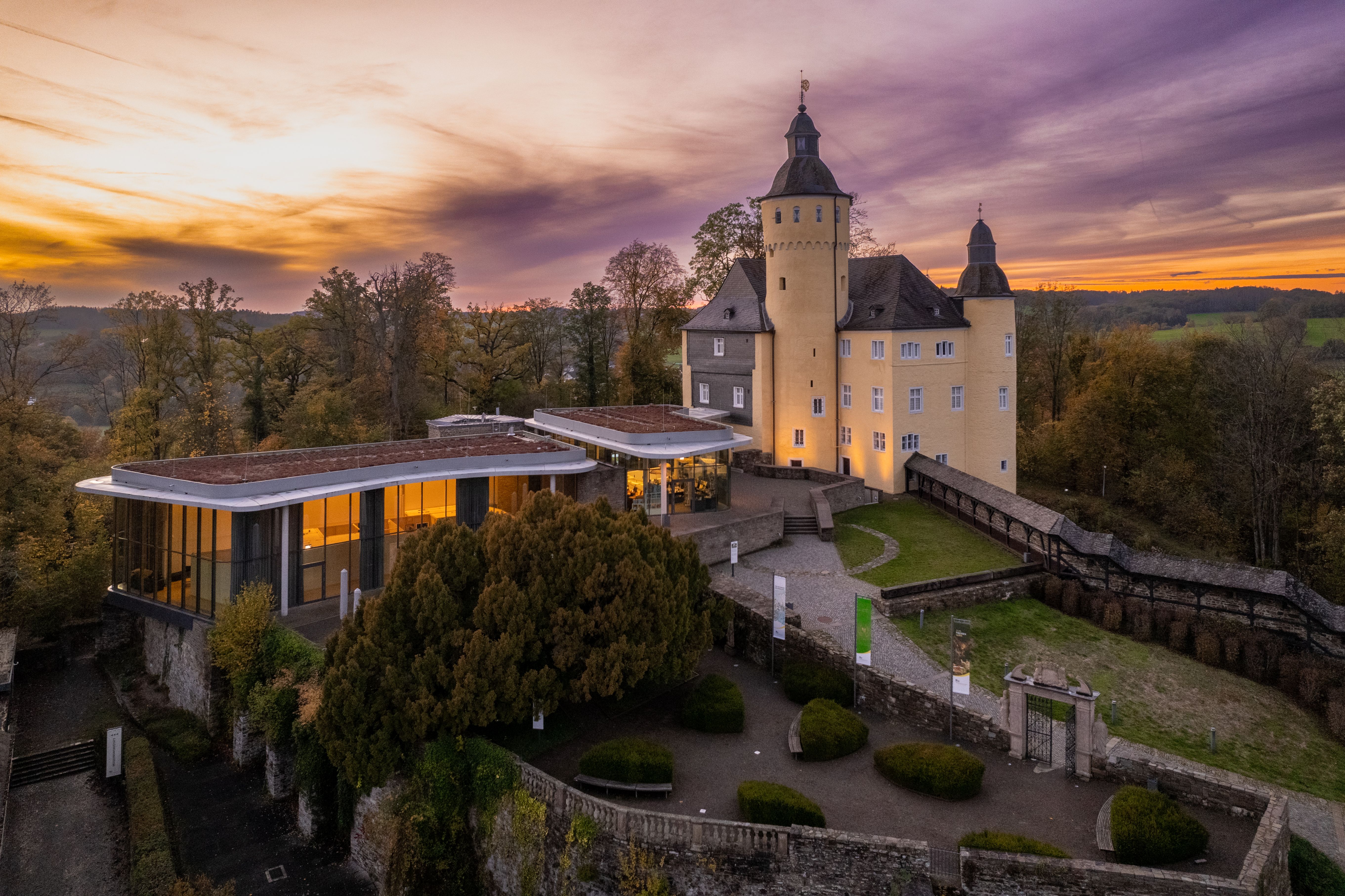 Aussicht auf das Schloss Homburg