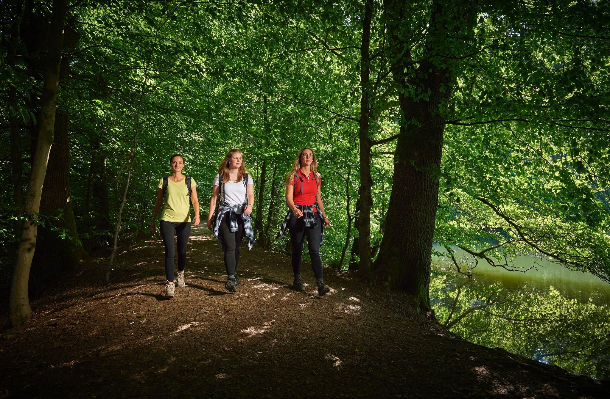 Wandern am Loher Weiher