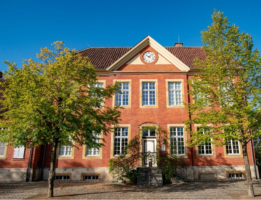 Das Haus Nottbeck in Oelde im Münsterland beheimatet das Museum für Westfälische Literatur