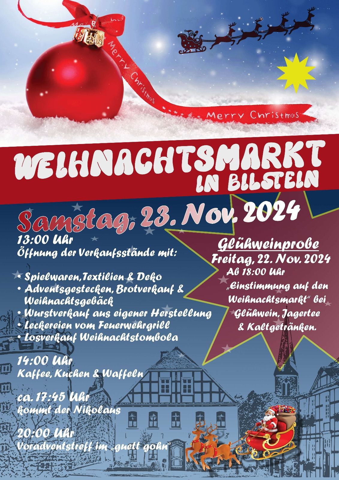 Weihnachtsmarkt in Bilstein