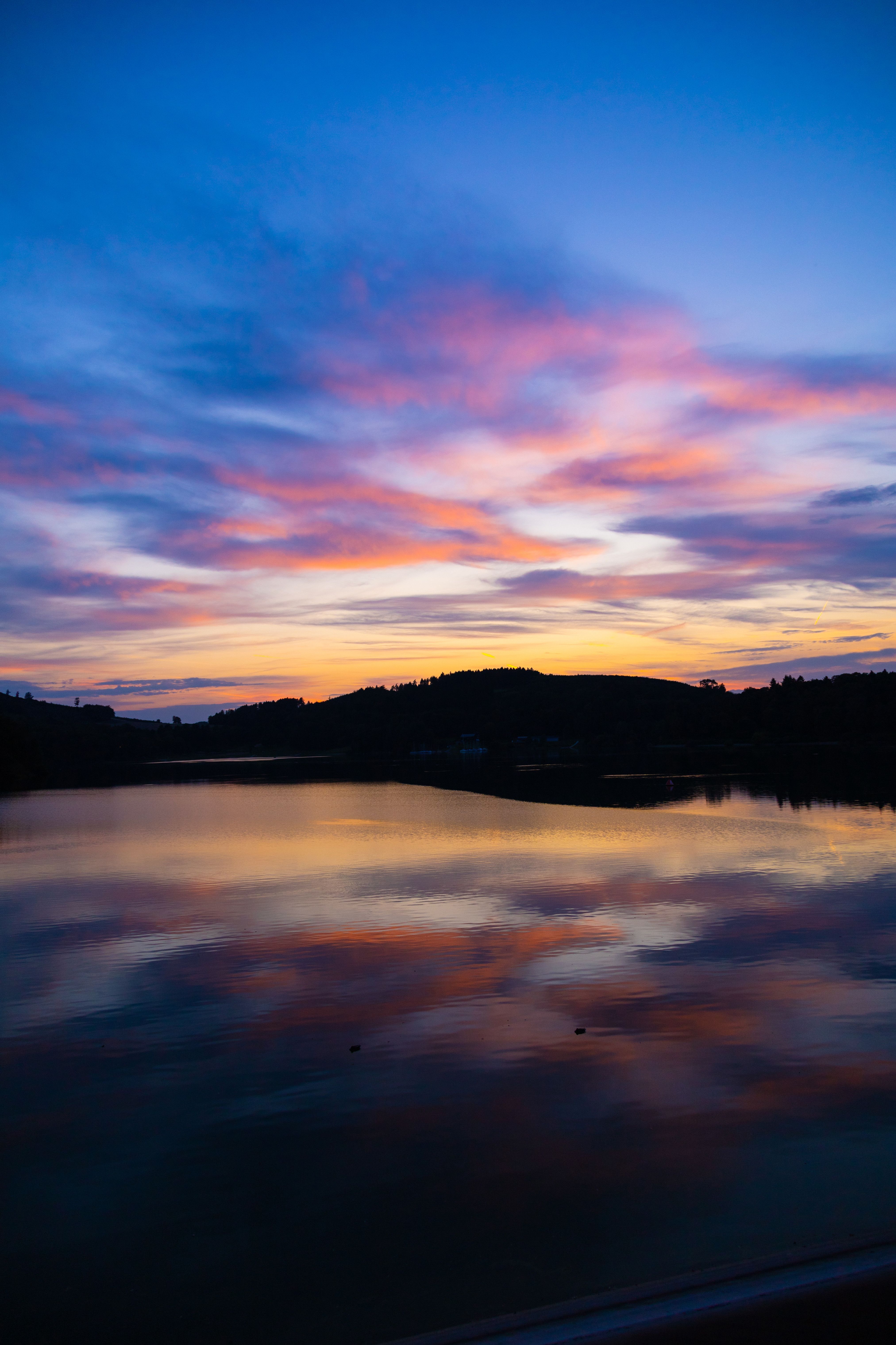 Sonnenuntergang am Hennesee, Sauerland