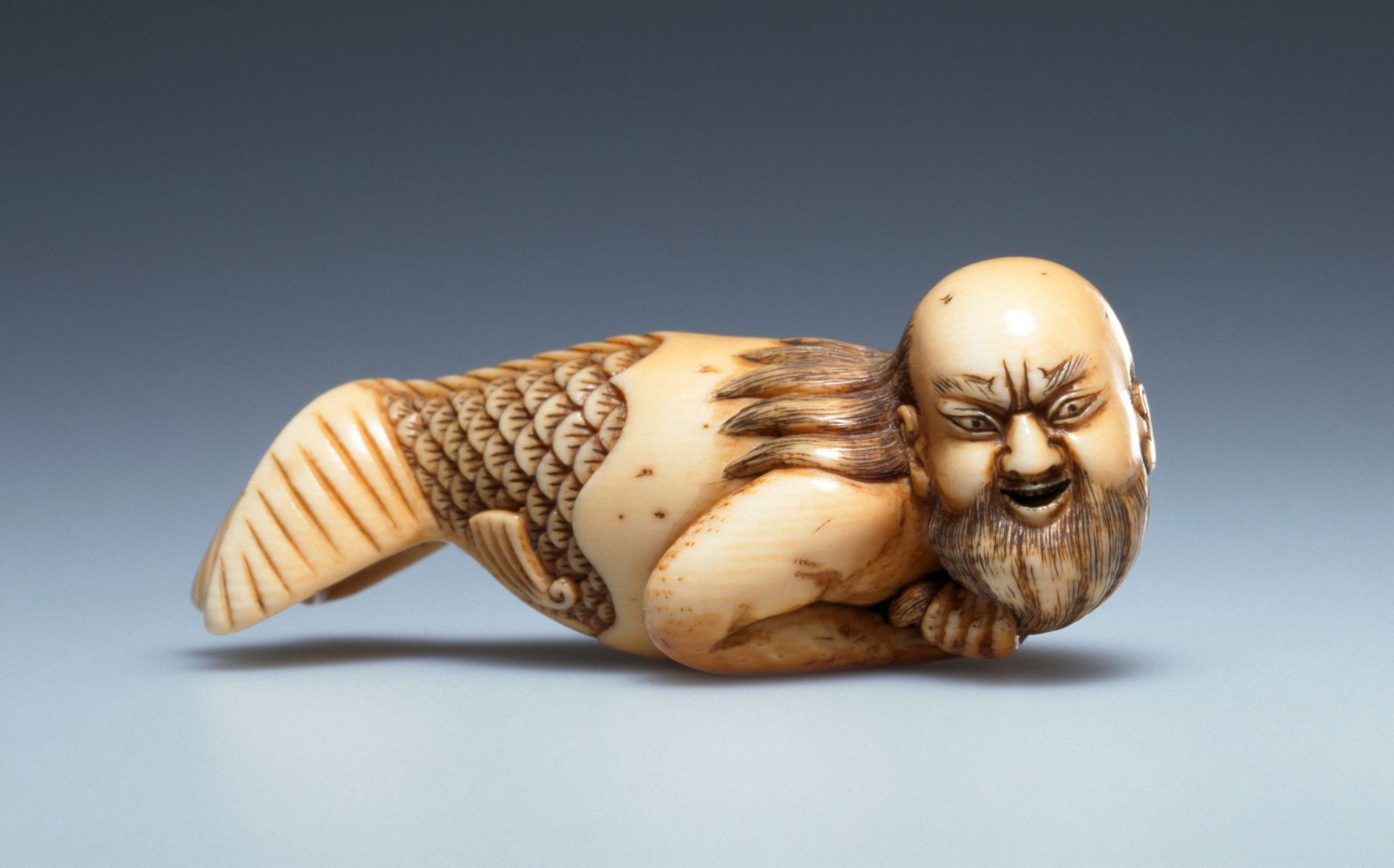 Netsuke: Wassermann (Ningyo), 17./18. Jahrhundert