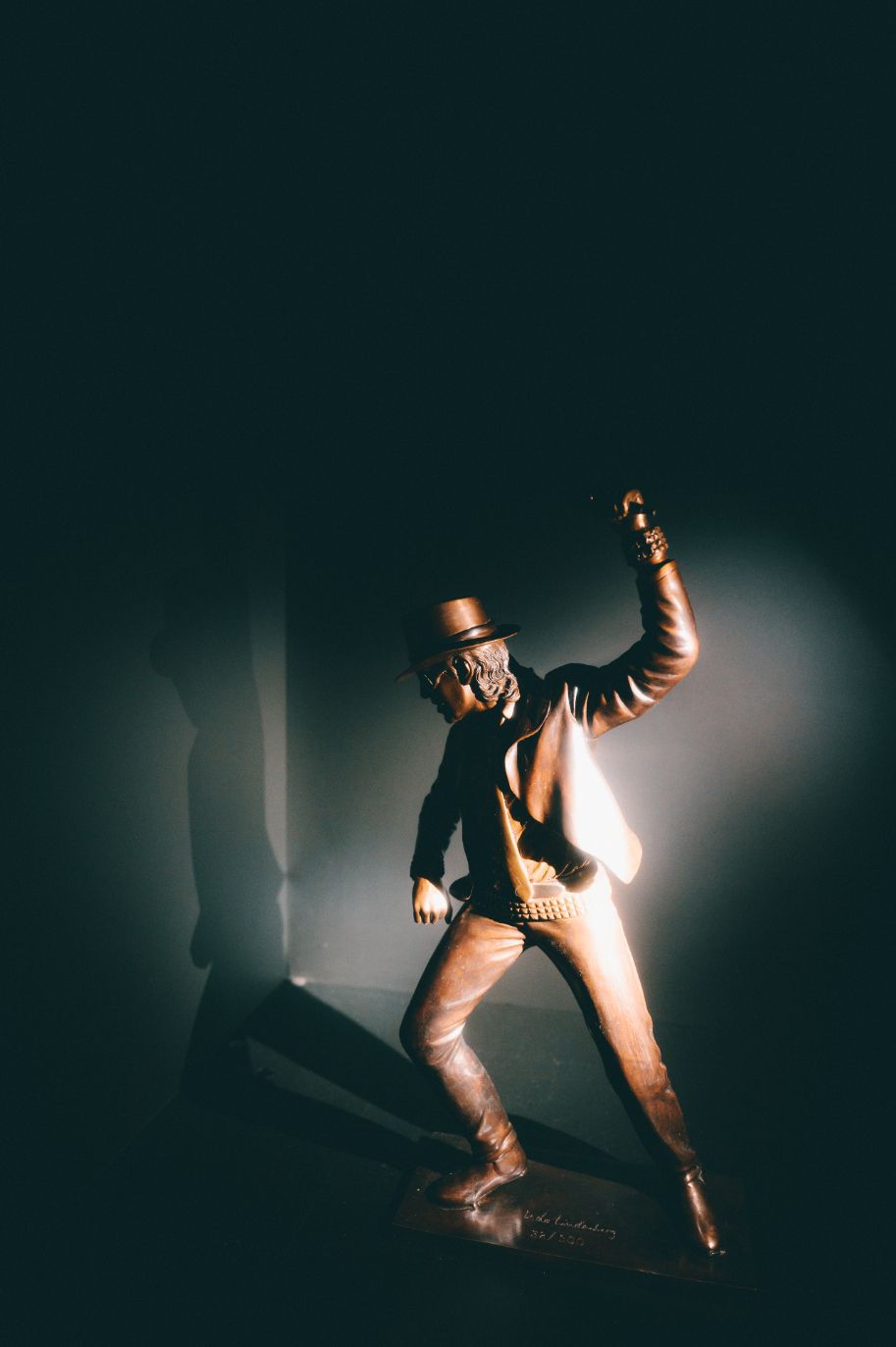 Statue Udo Lindenberg im rock'n'popmuseum Gronau