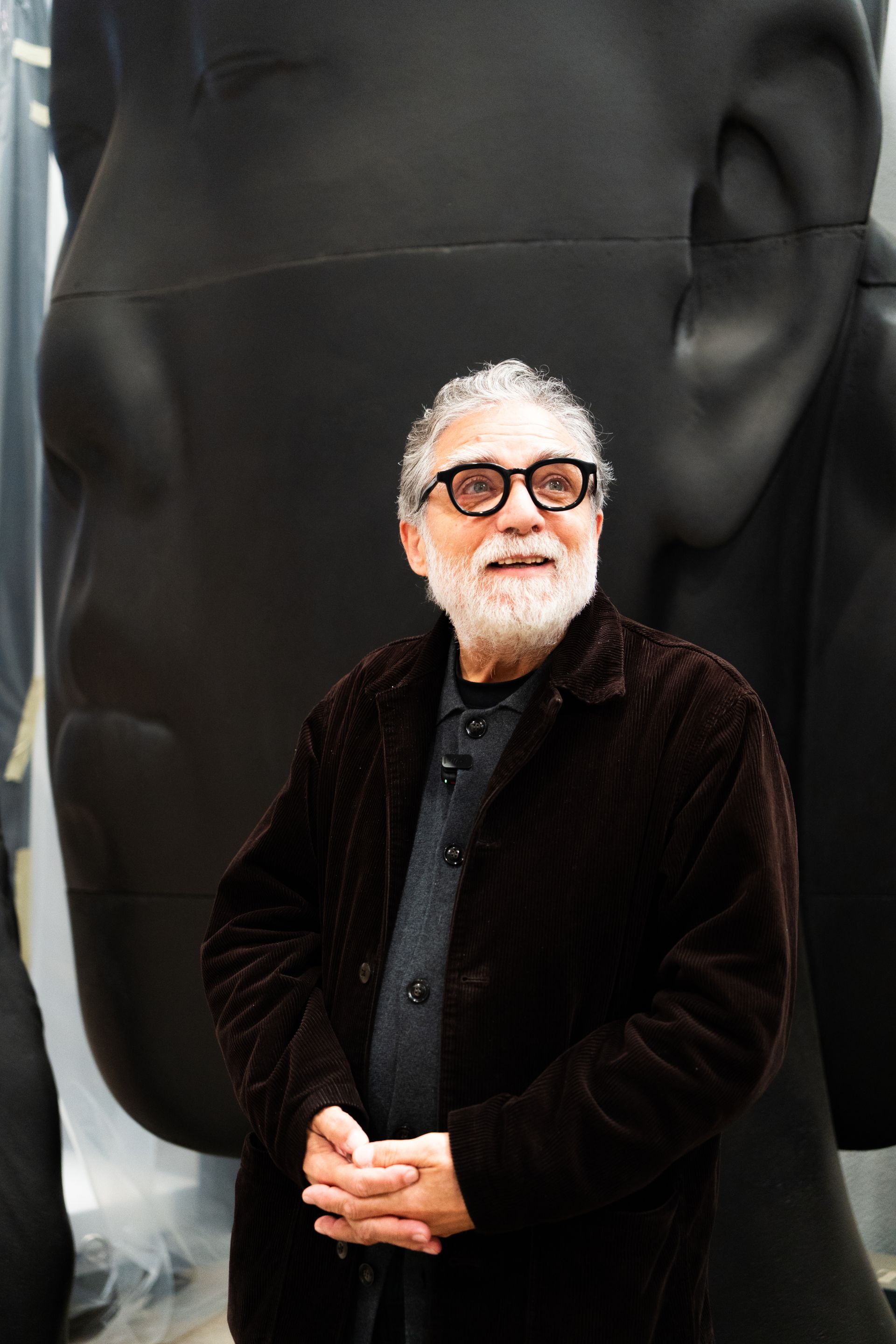 Bildhauer Jaume Plensa in seinem Atelier in Barcelona