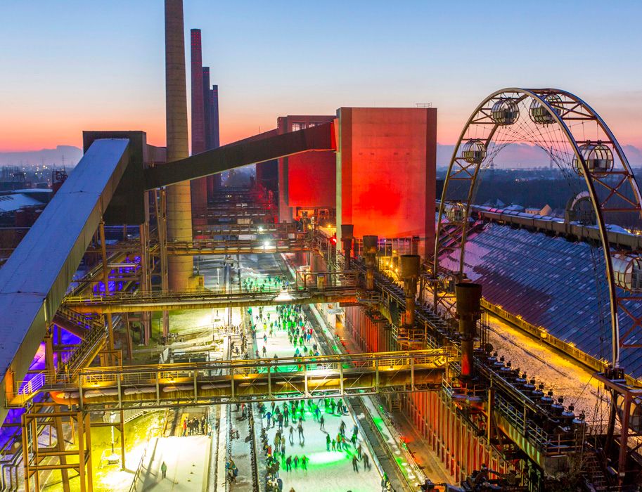 Eislaufbahn Unesco-Welterbe Zollverein