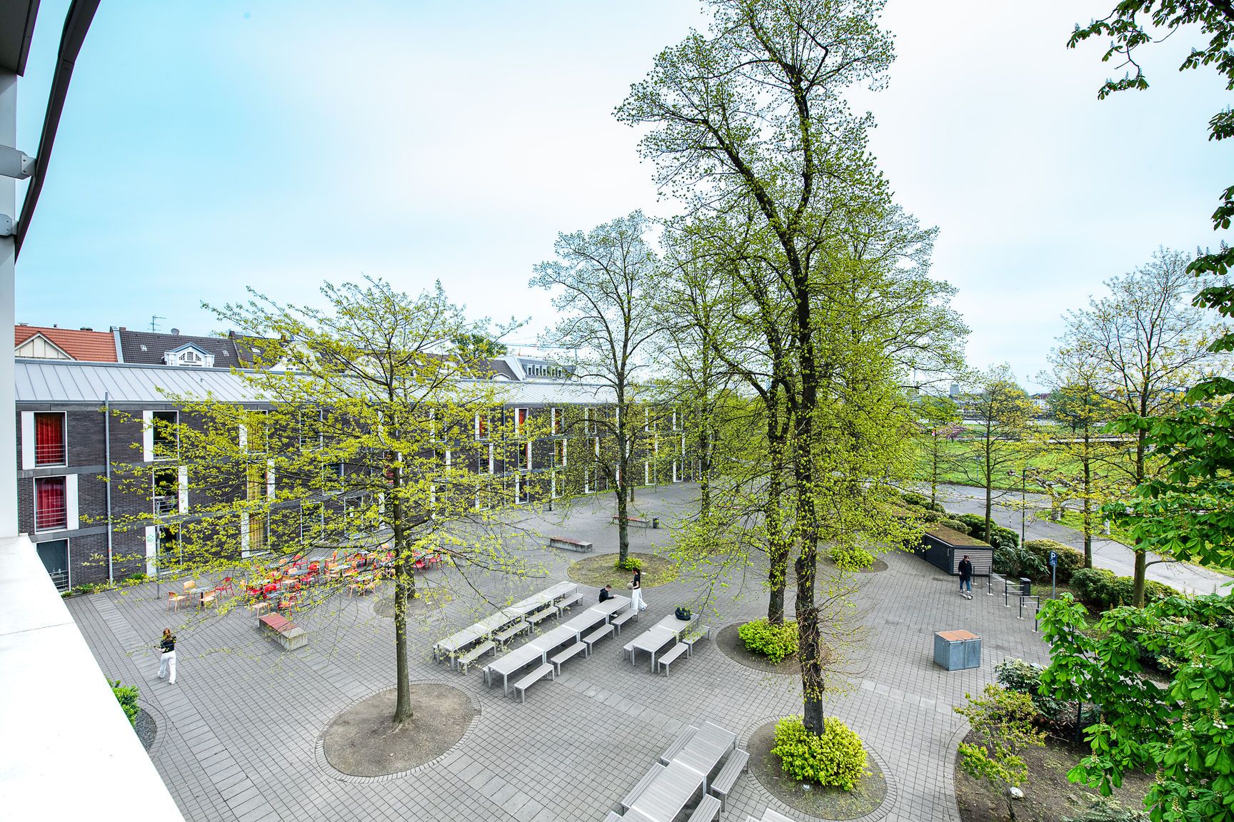 Jugendherberge Düsseldorf Innenhof