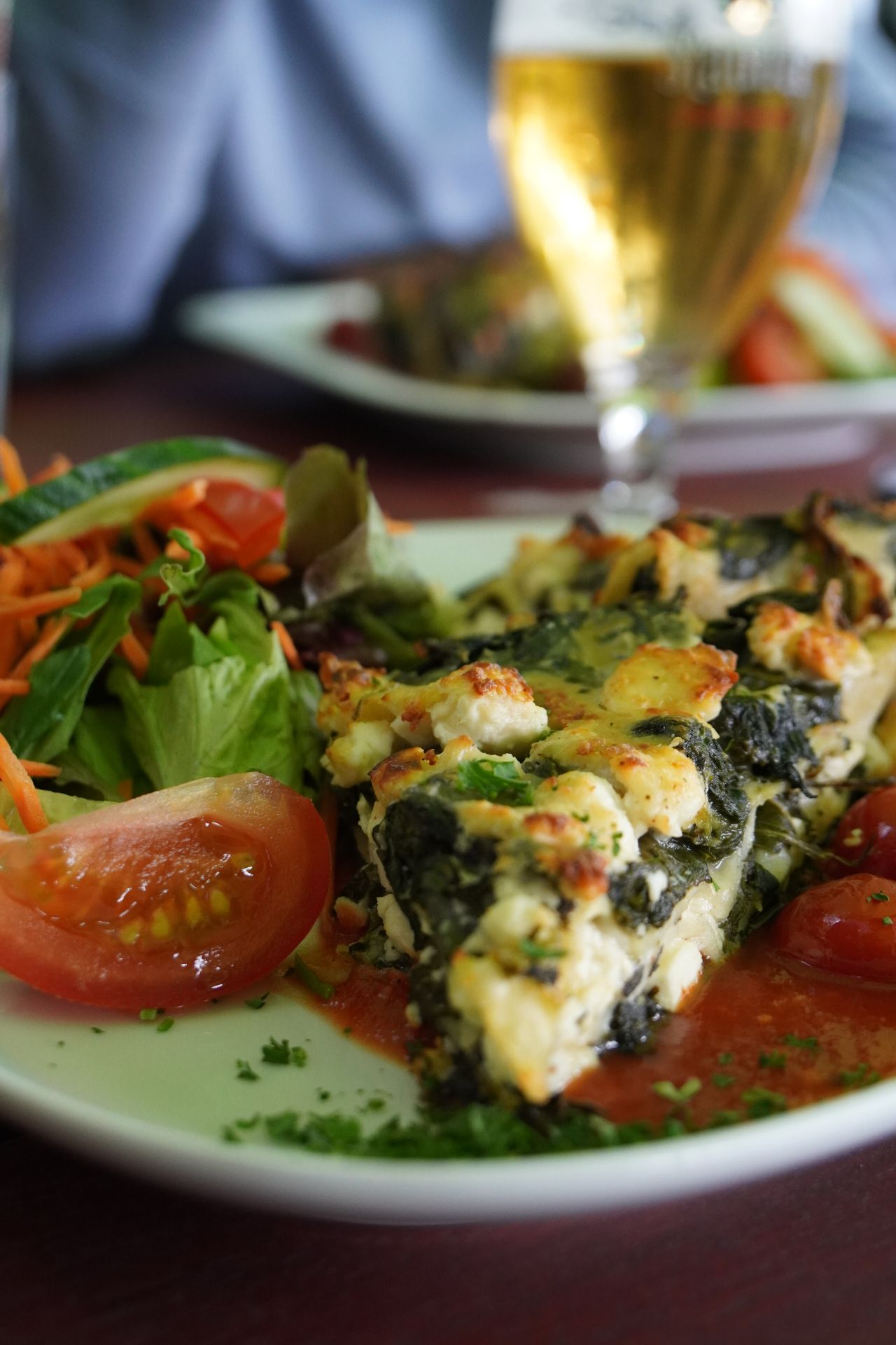 Ein herzhaftes Gericht aus dem Hotelrestaurant "Über Tage"