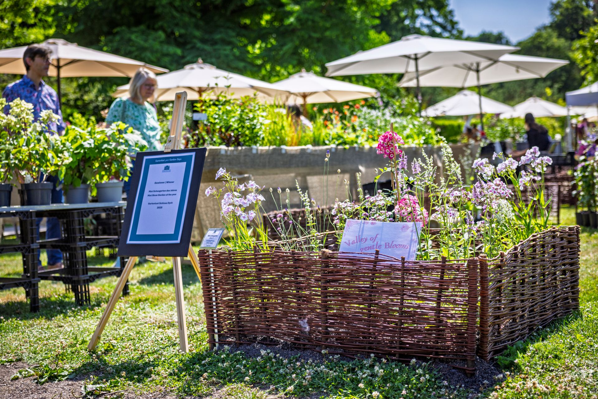 Bei der Gartenlust Schloss Dyck zeichnet eine Jury die schönsten Mini-Besuchergärten des Jahres aus