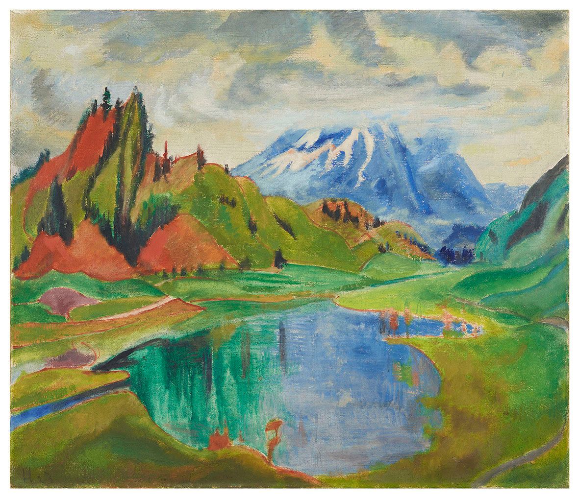 Erich Heckel, Vorberge (Voralpenlandschaft), 1923, LWL-Museum für Kunst und Kultur