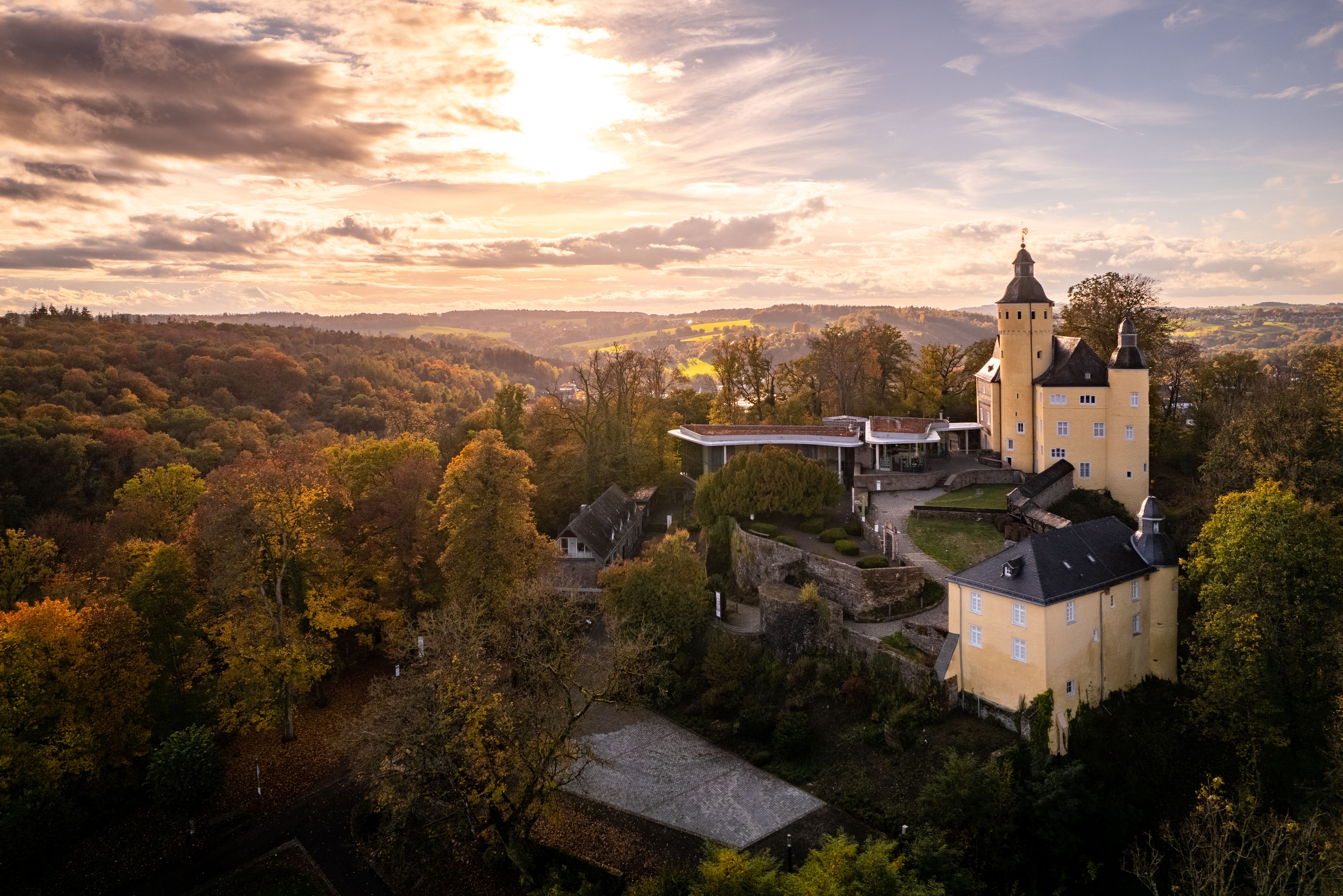 Aussicht auf das Schloss Homburg