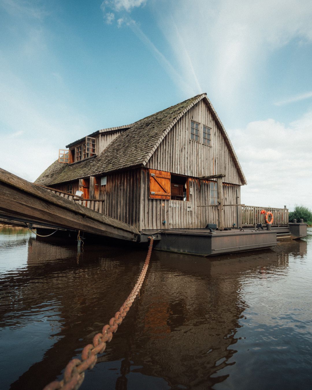 Schiffmühle Minden an der Weser seitlich