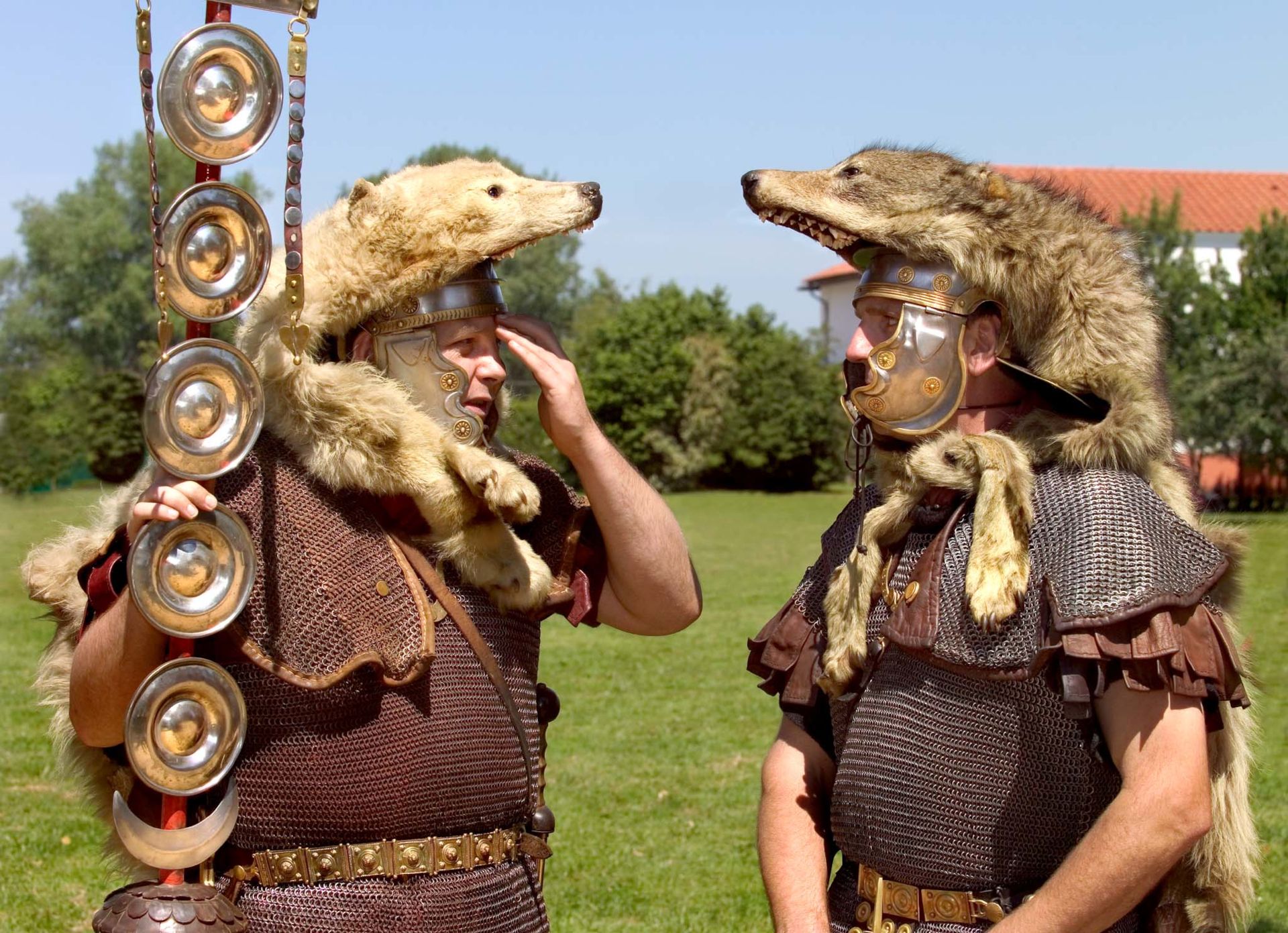 Die Kostüme der römischen Legionäre sind mit Liebe zum Detail gestaltet