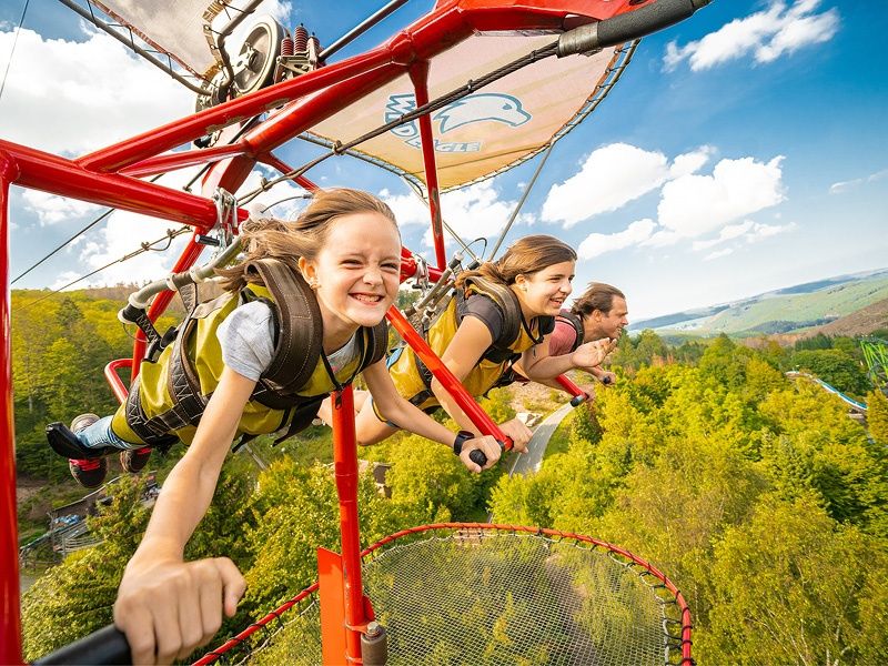 Flieger im Fort Fun Abenteuerland